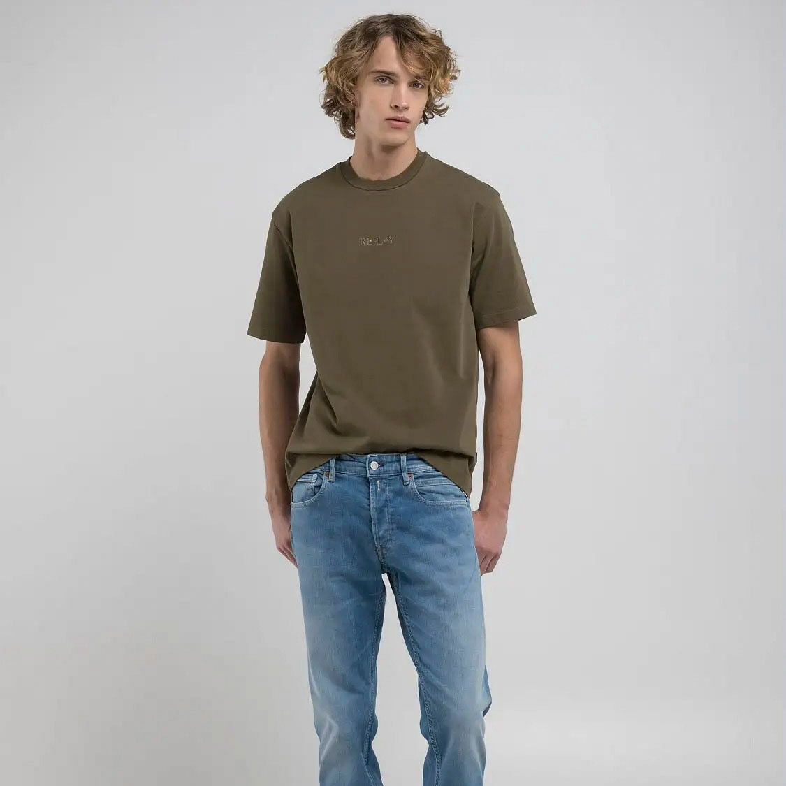 Jeans Replay Grover Straight Fit Hommes