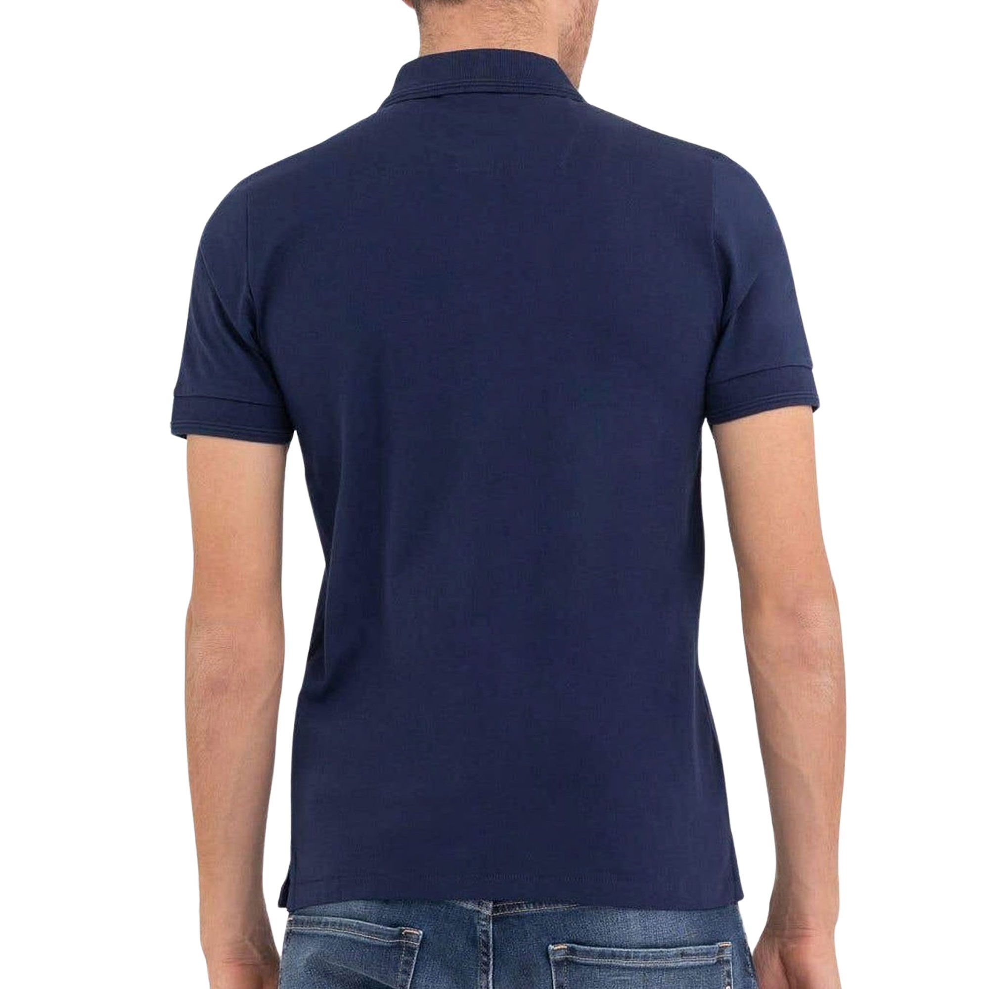 Replay Solid-Coloured Jersey Poloshirt Herren