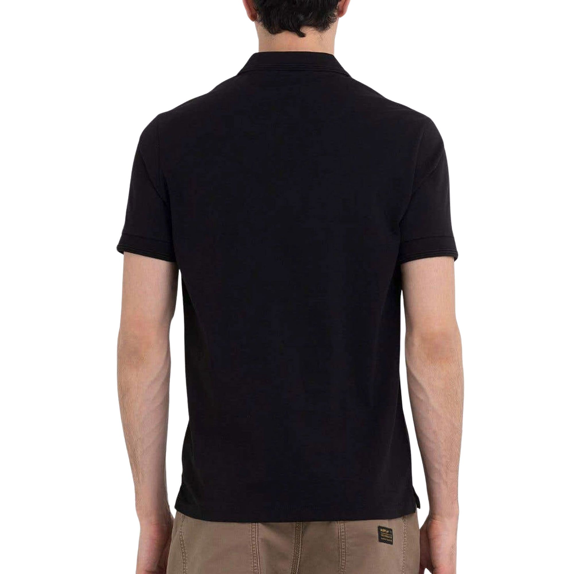 Replay Solid-Coloured Jersey Polo Heren