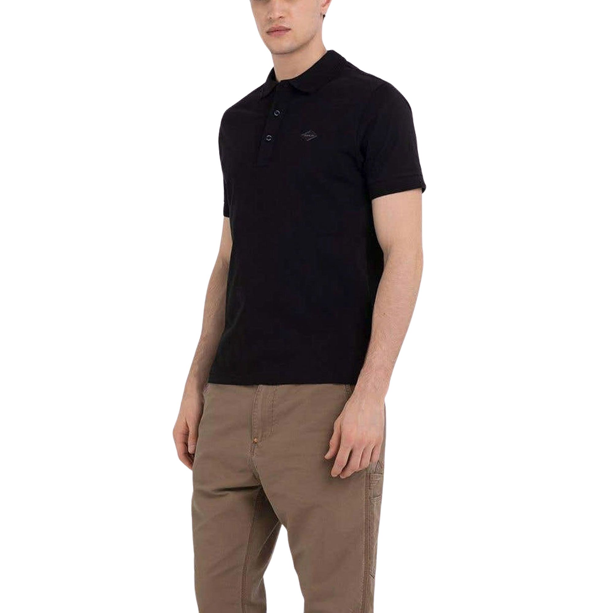 Replay Solid-Coloured Jersey Polo Heren