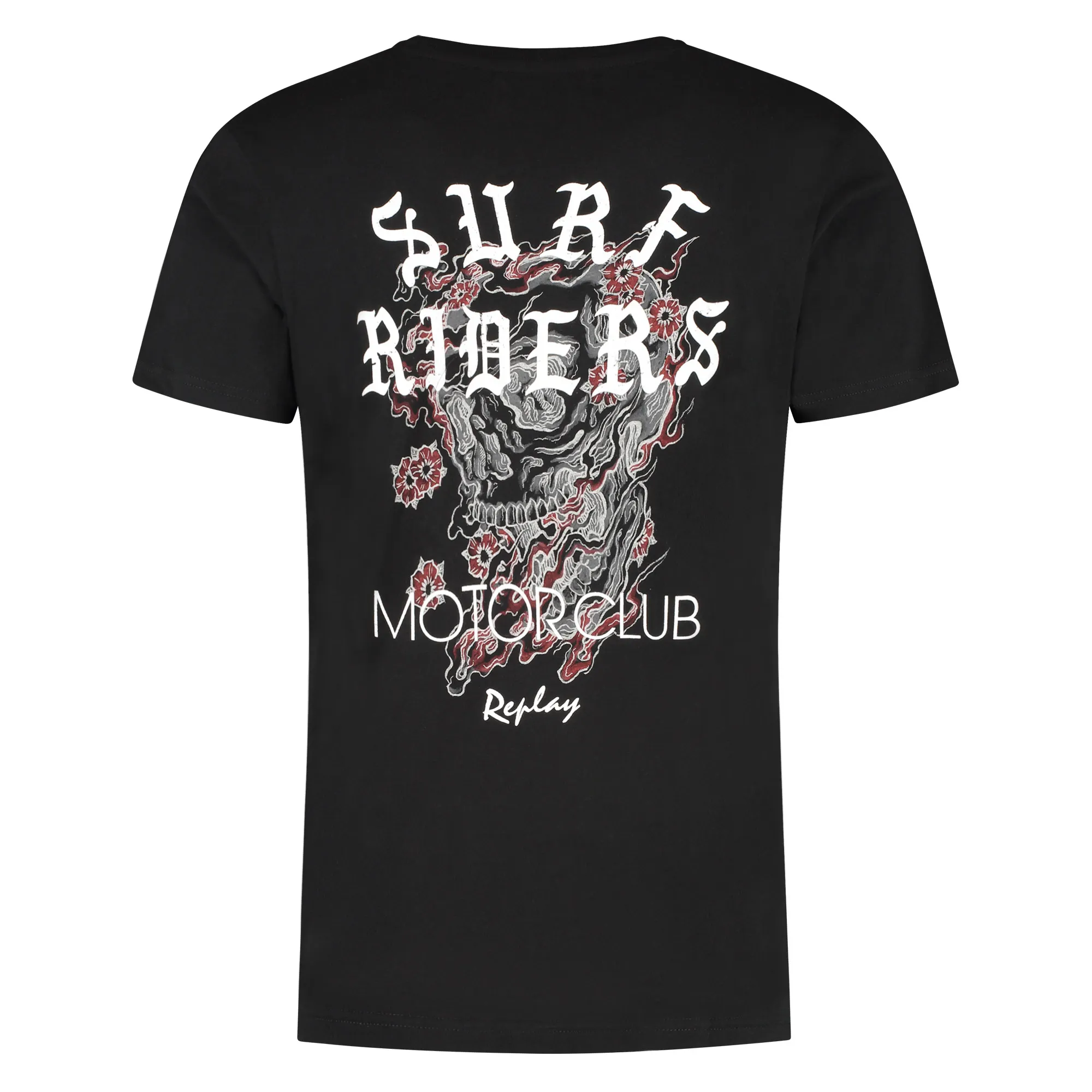 Shirt Replay Surf Riders Motorclub Hommes