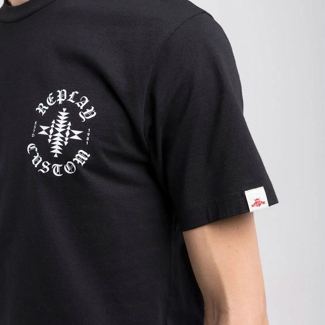 Replay Custom Print Shirt Heren
