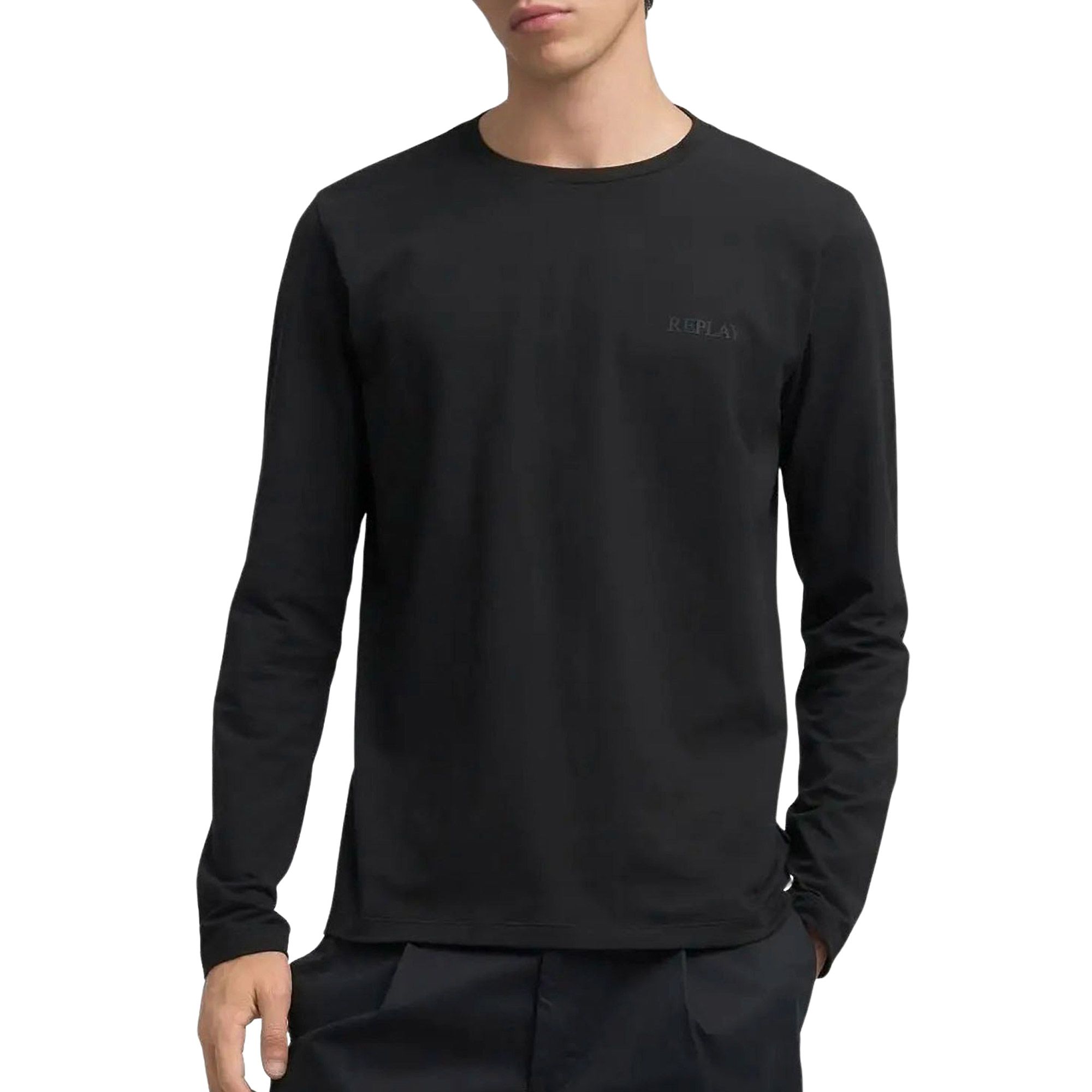 Replay Small Logo LS Shirt Heren