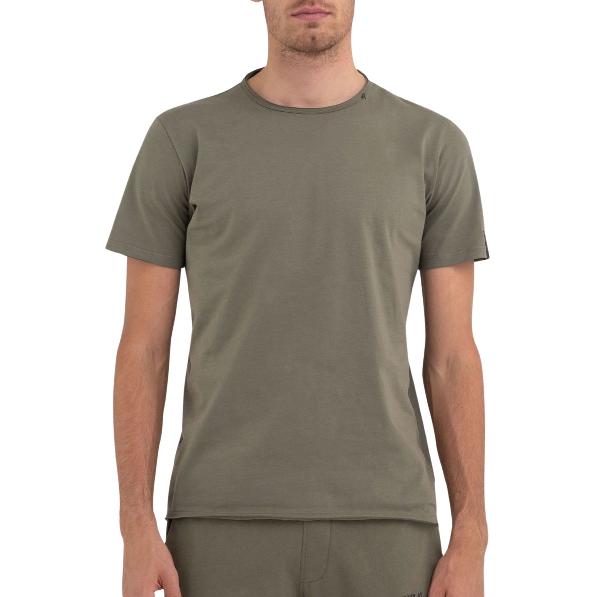 Replay Raw Cut Crew Shirt Heren