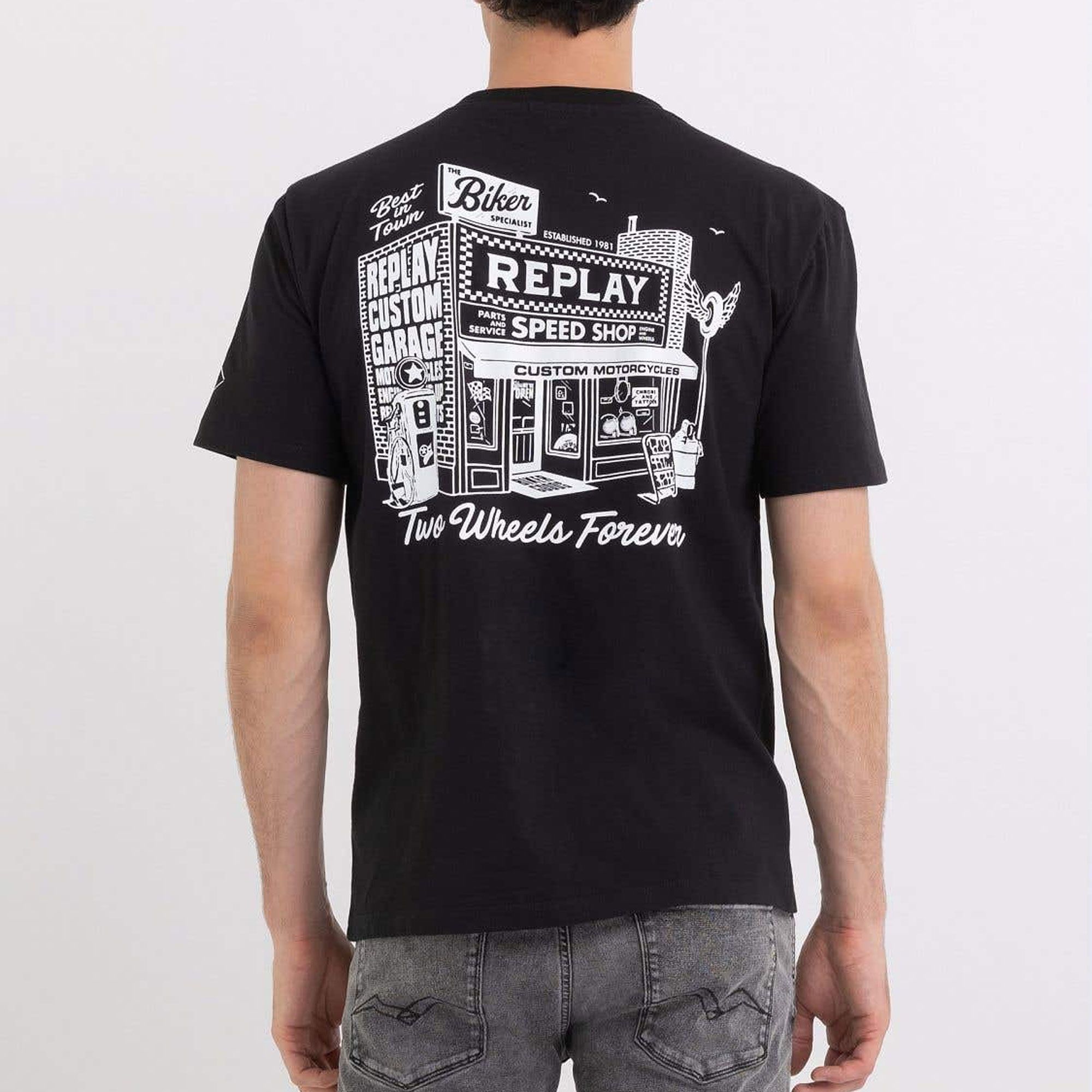 Replay Jersey Shirt Heren