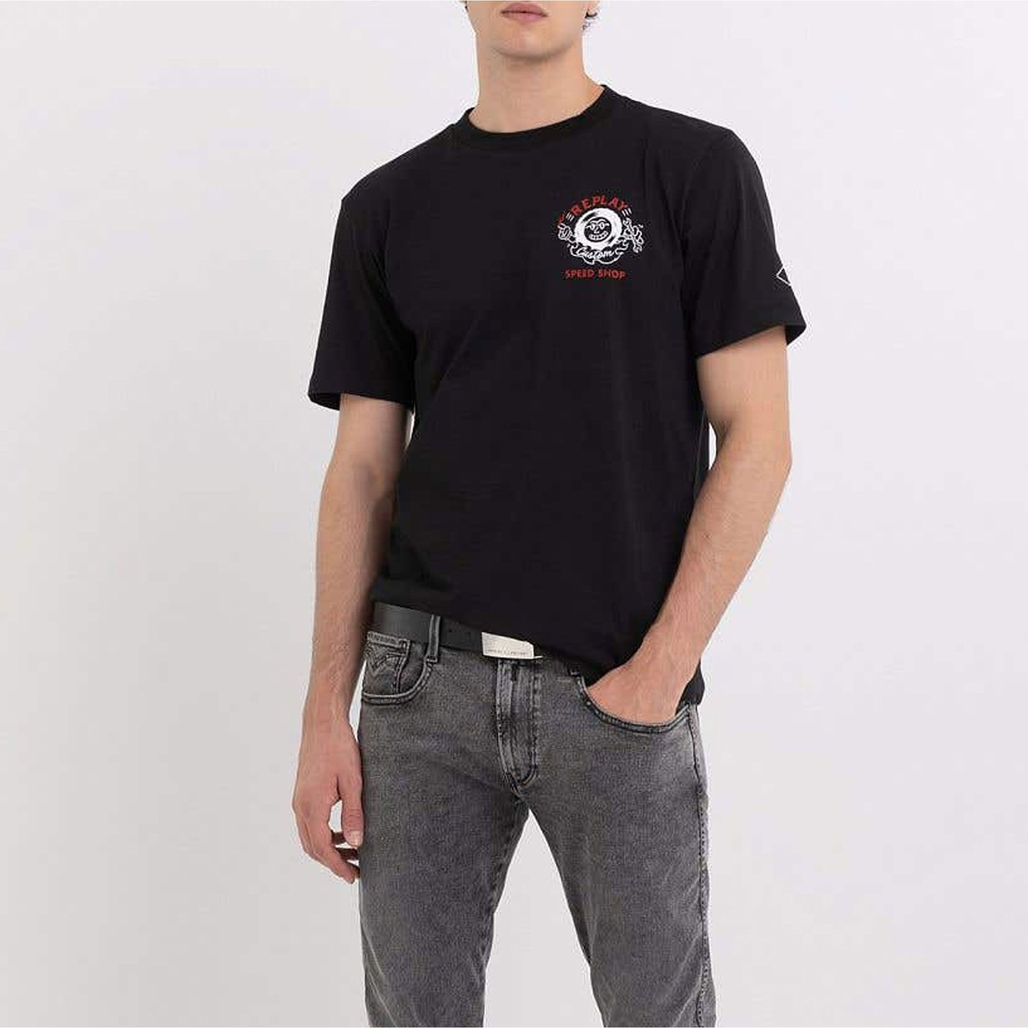 Replay Jersey Shirt Heren