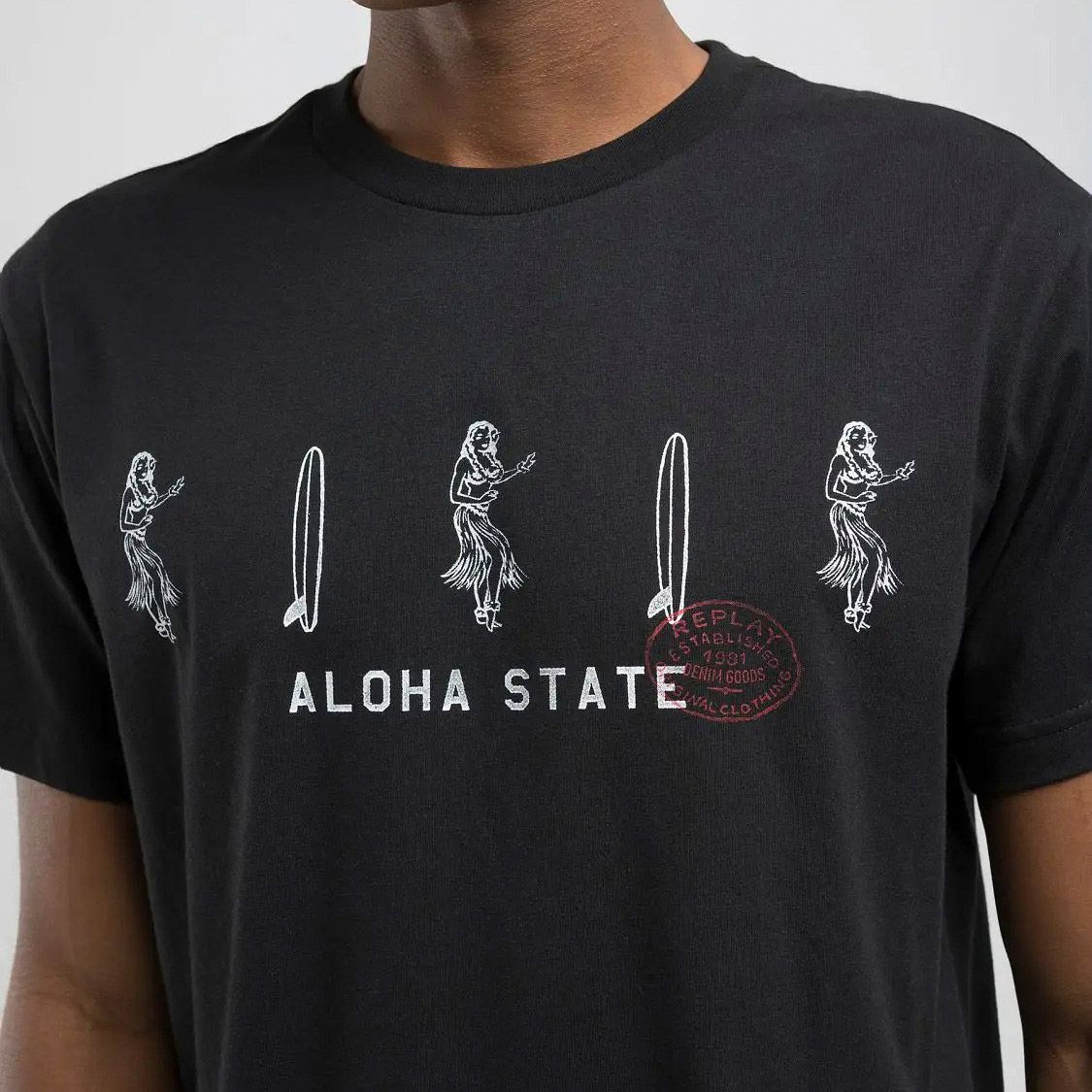 Replay Aloha State Shirt Heren
