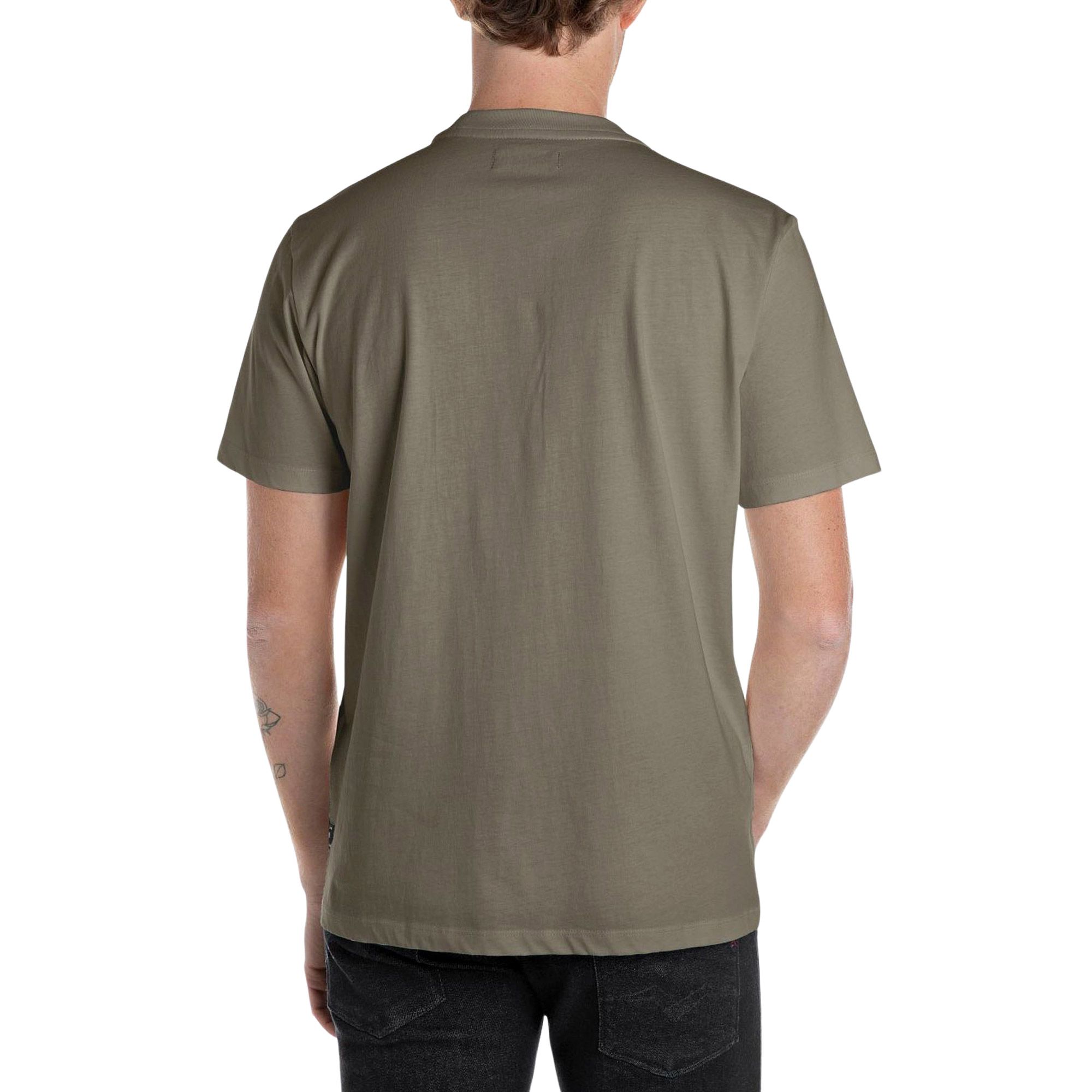Replay Logo Print Shirt Hommes