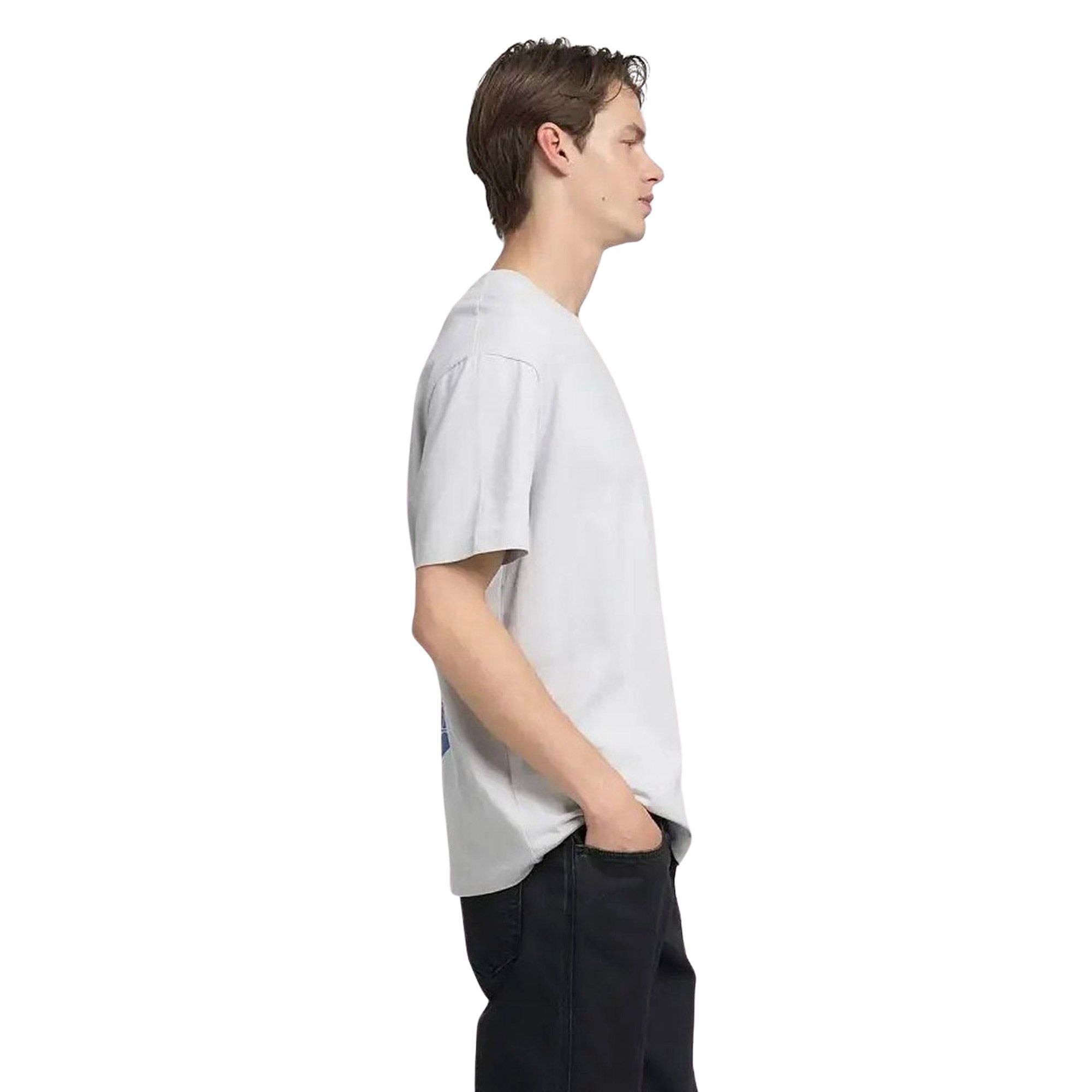 Replay Faded-Effect Print Shirt Heren