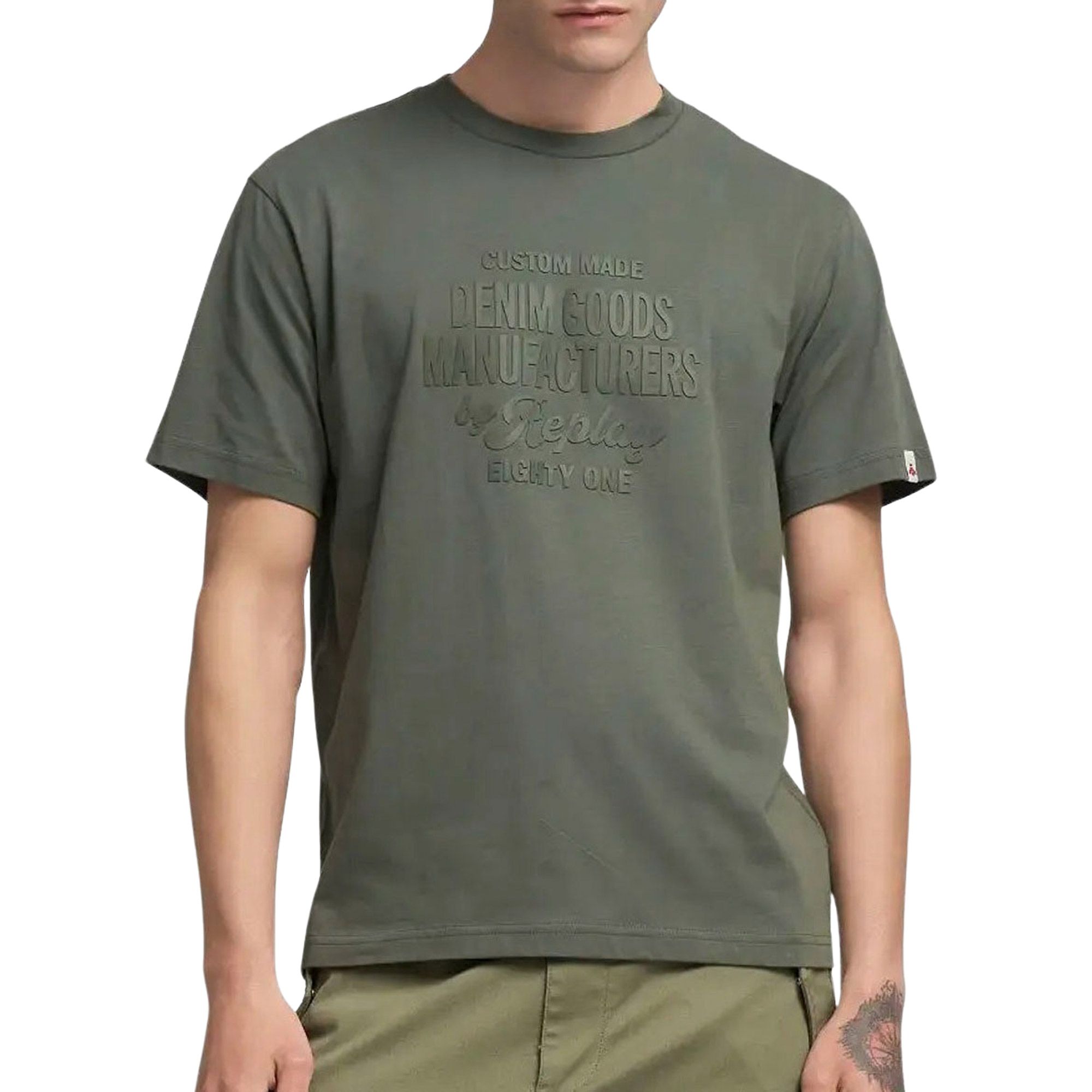 Replay Organic Cotton Jersey Shirt Homme