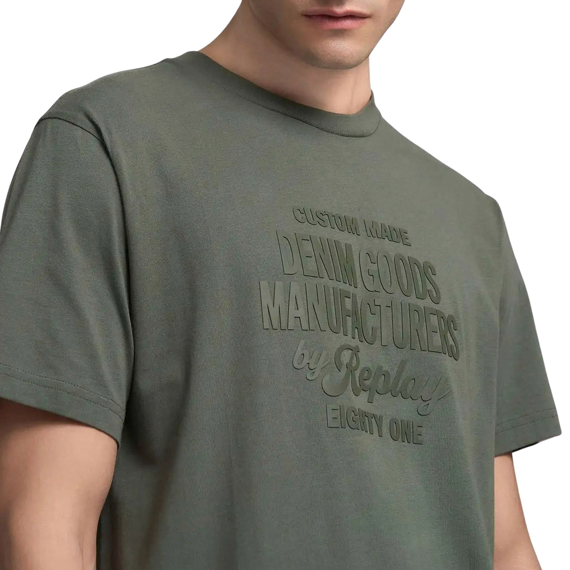 Replay Organic Cotton Jersey Shirt Homme