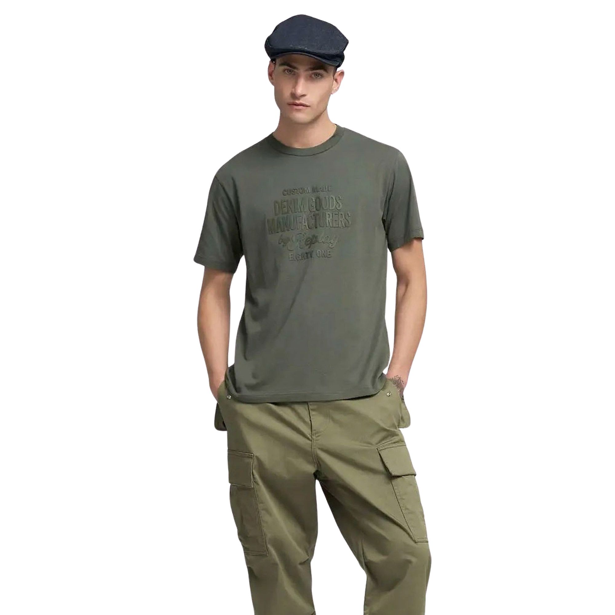 Replay Organic Cotton Jersey Shirt Homme