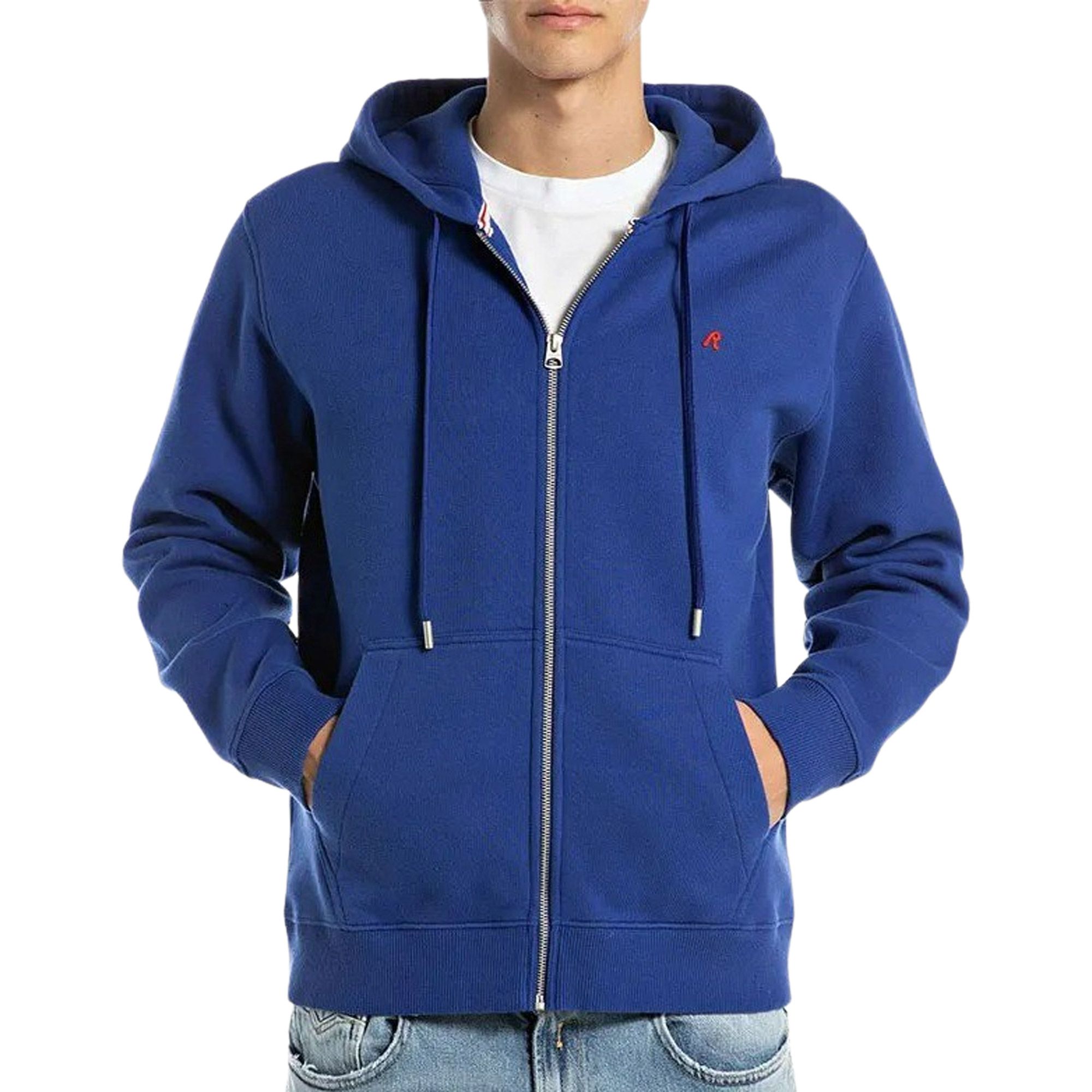 Replay Full Zip Hooded Vest Homme