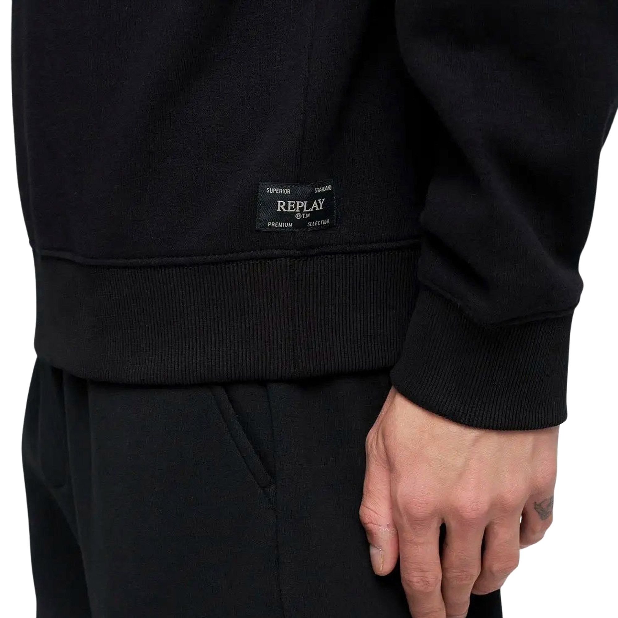 Replay Cotton-Blend Hoodie Heren