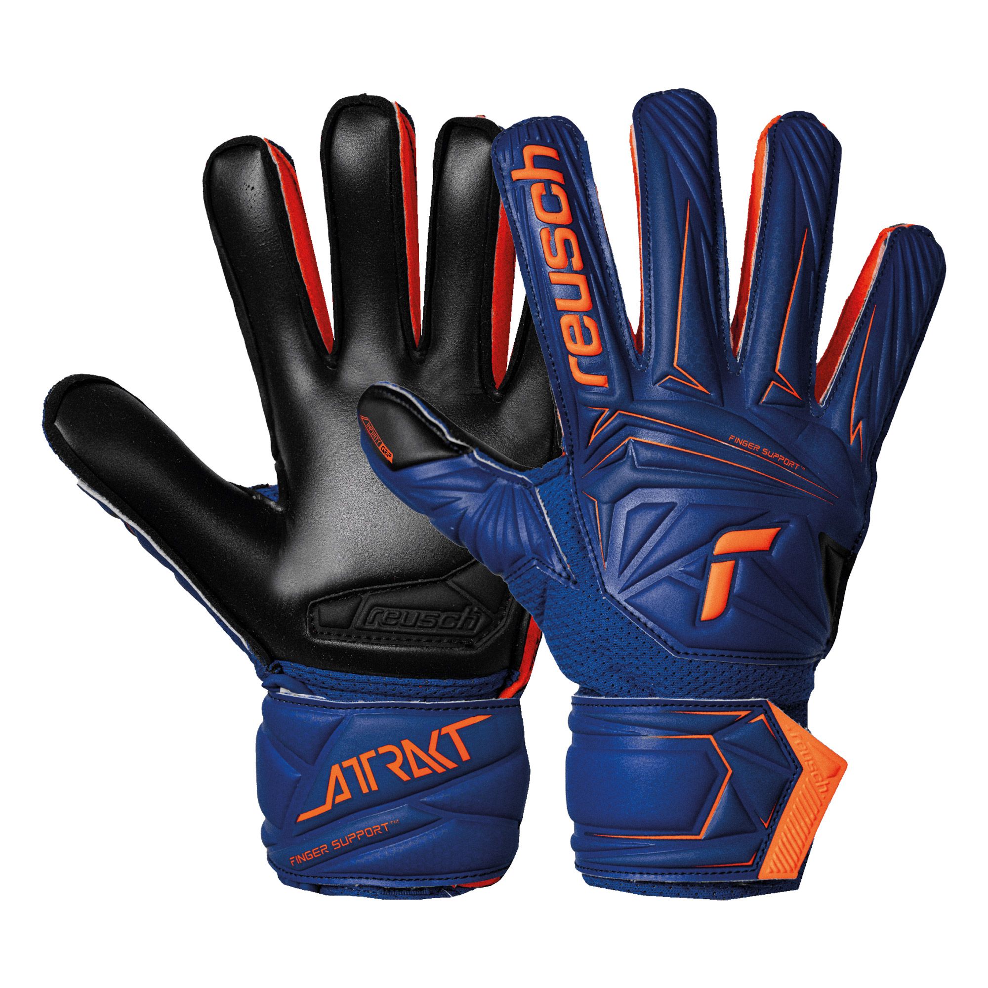 Reusch Attrakt Infinity Finger Support Keepershandschoenen Junior