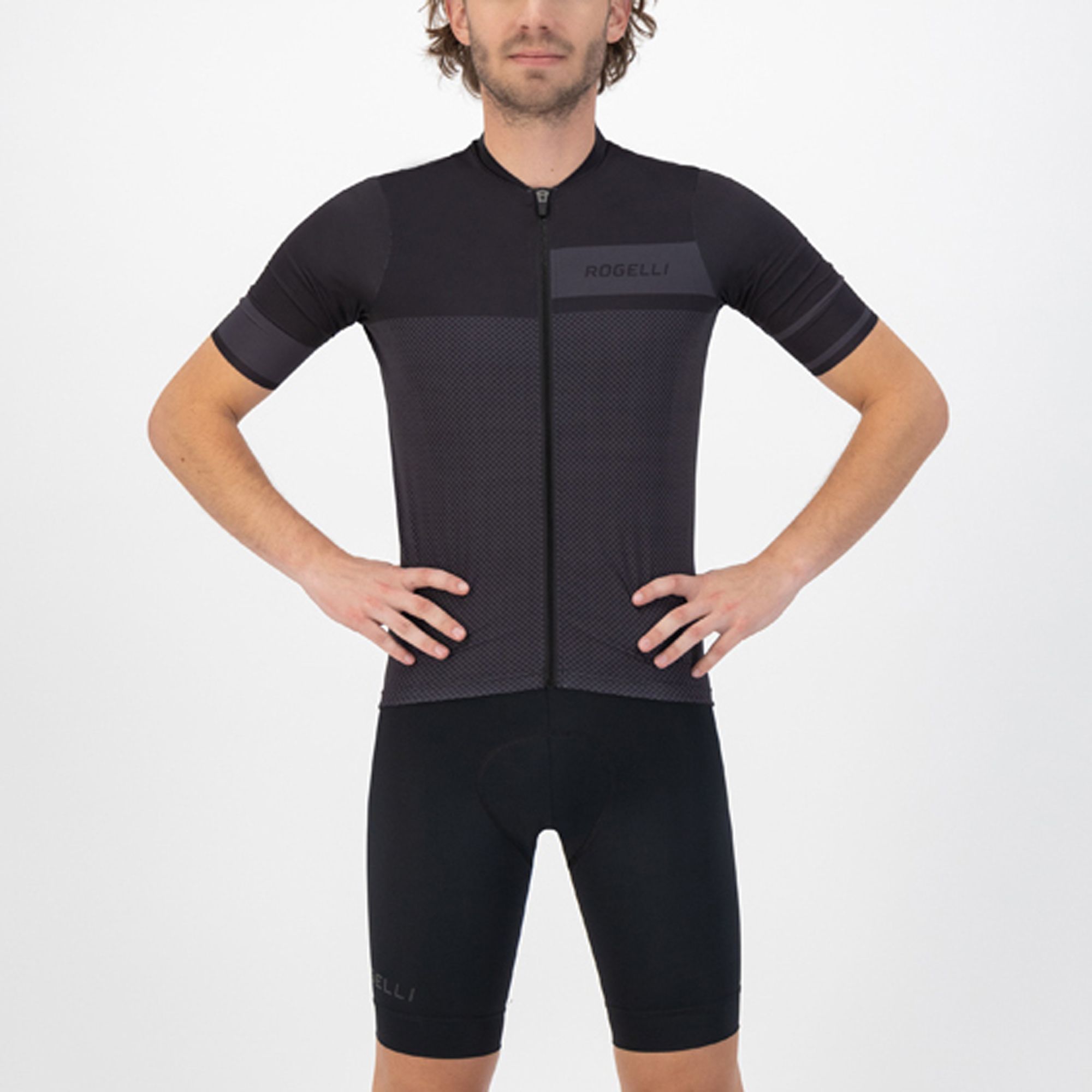 Rogelli Block Wielrenshirt Heren
