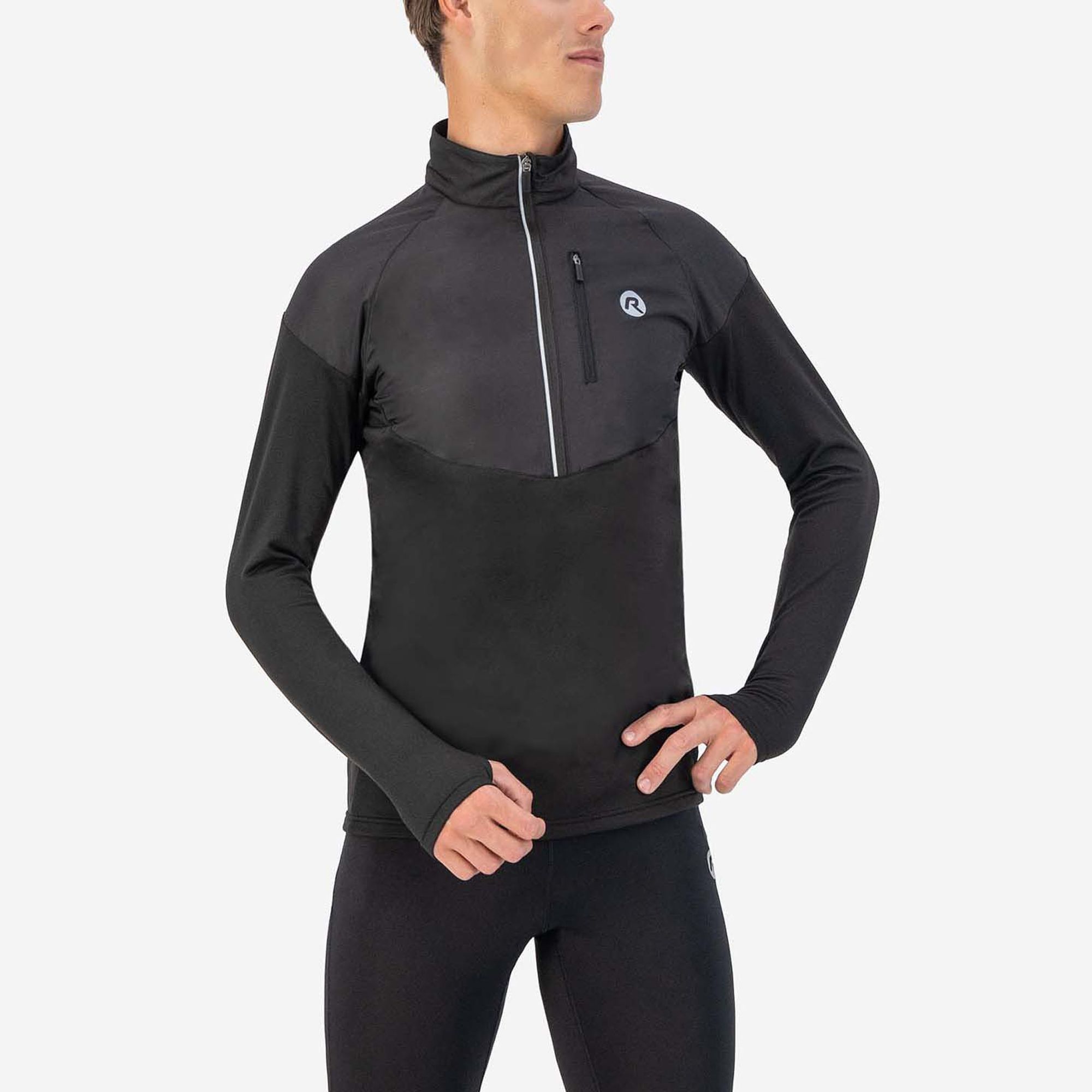 Rogelli Essential Windblock LS Hardloopshirt Heren