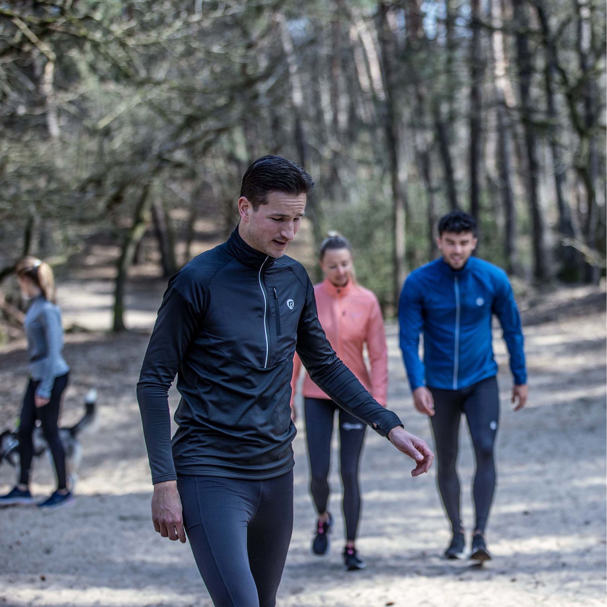 Rogelli Essential Windblock LS Hardloopshirt Heren