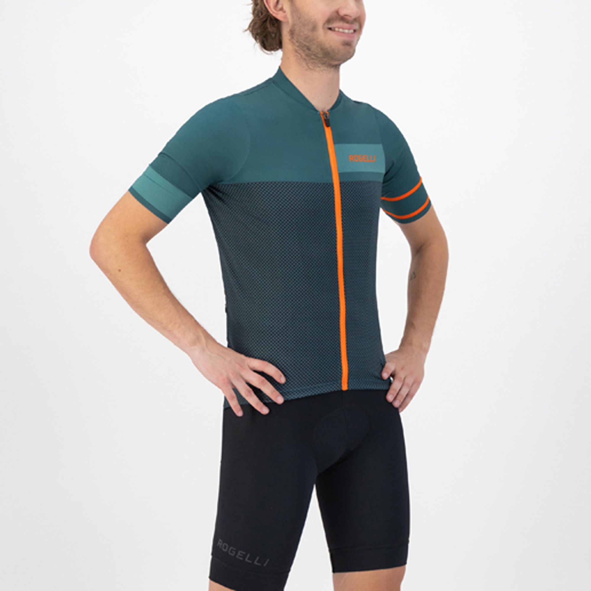 Rogelli Block Wielrenshirt Heren