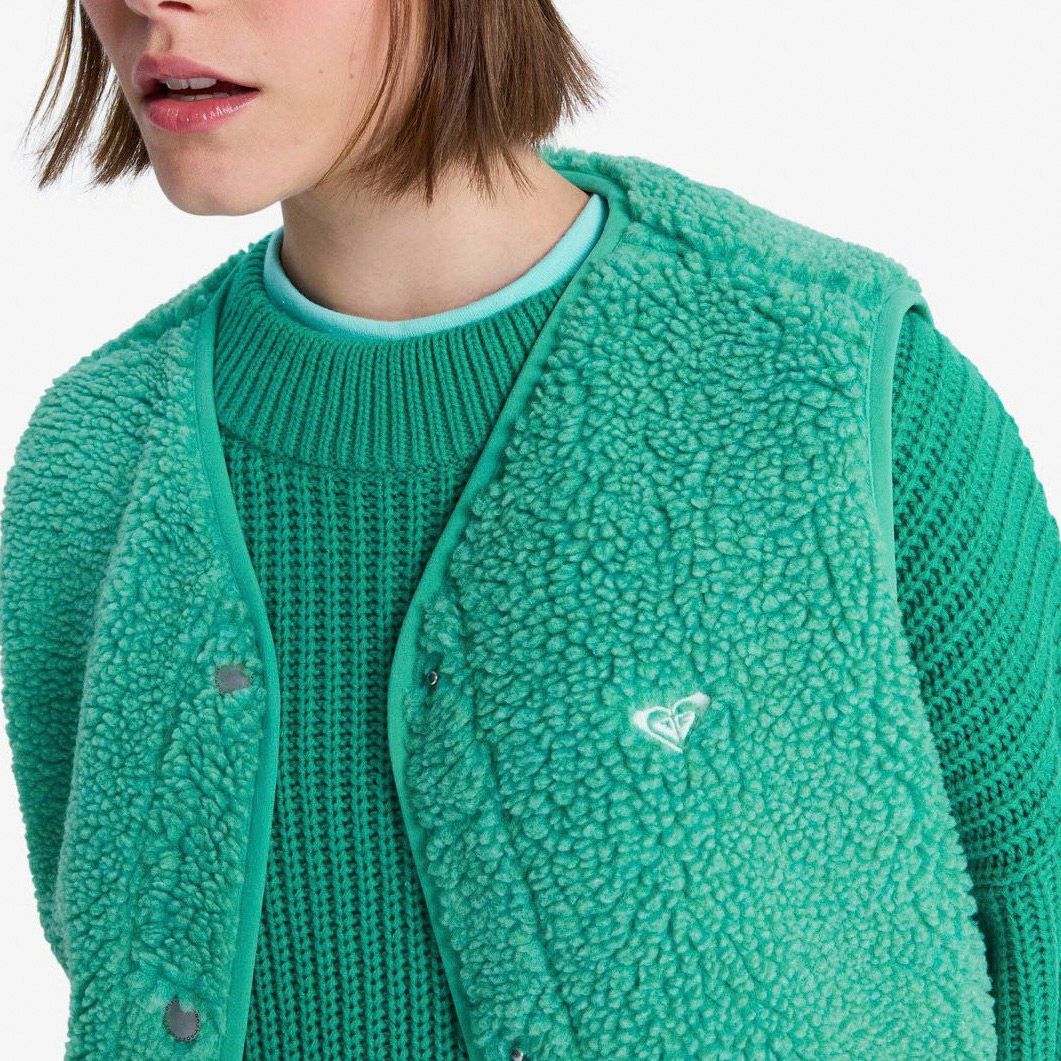 Roxy Iconic Town Fleece Vest Dames