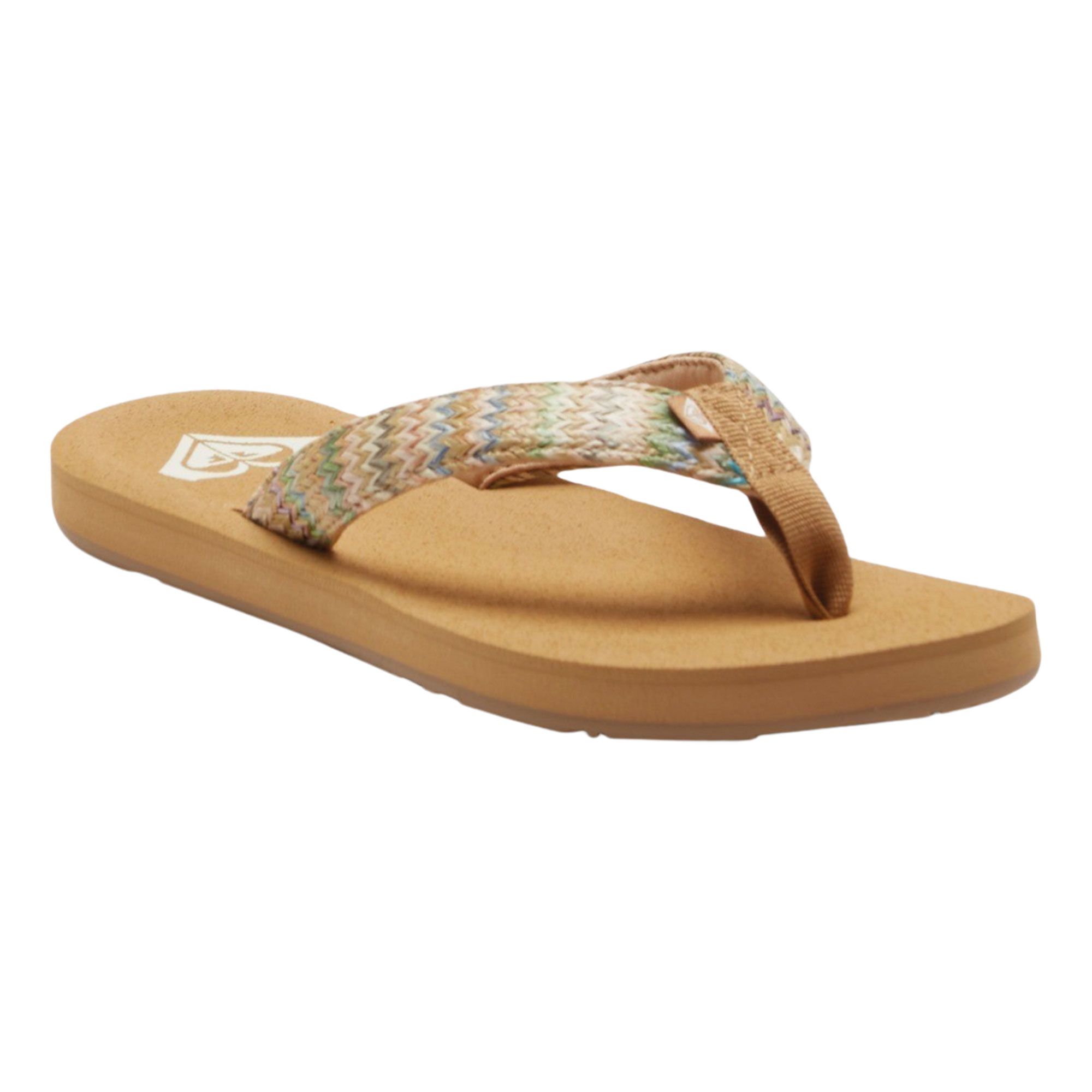 Roxy Porto Raffia II Teenslippers Dames