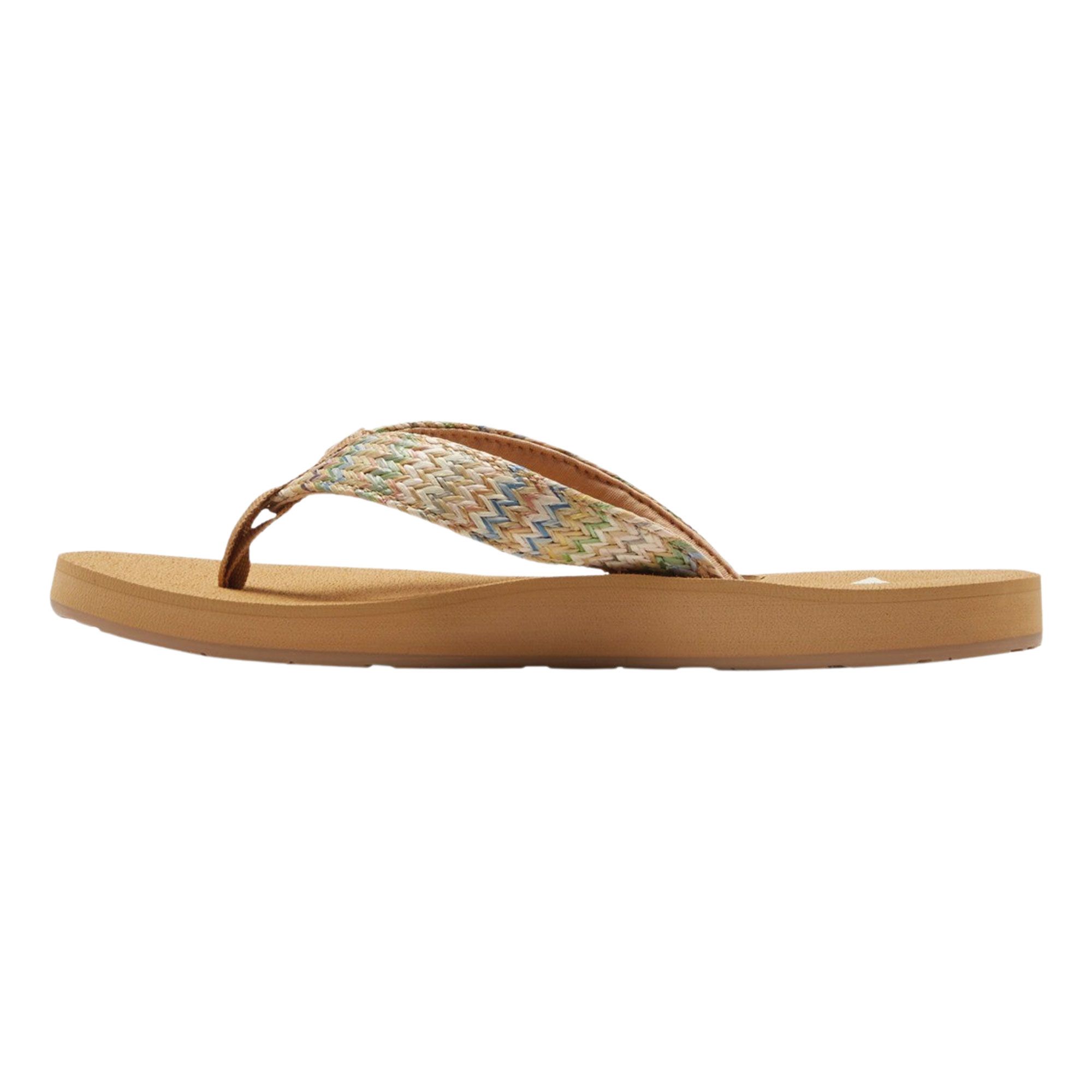 Roxy Porto Raffia II Teenslippers Dames