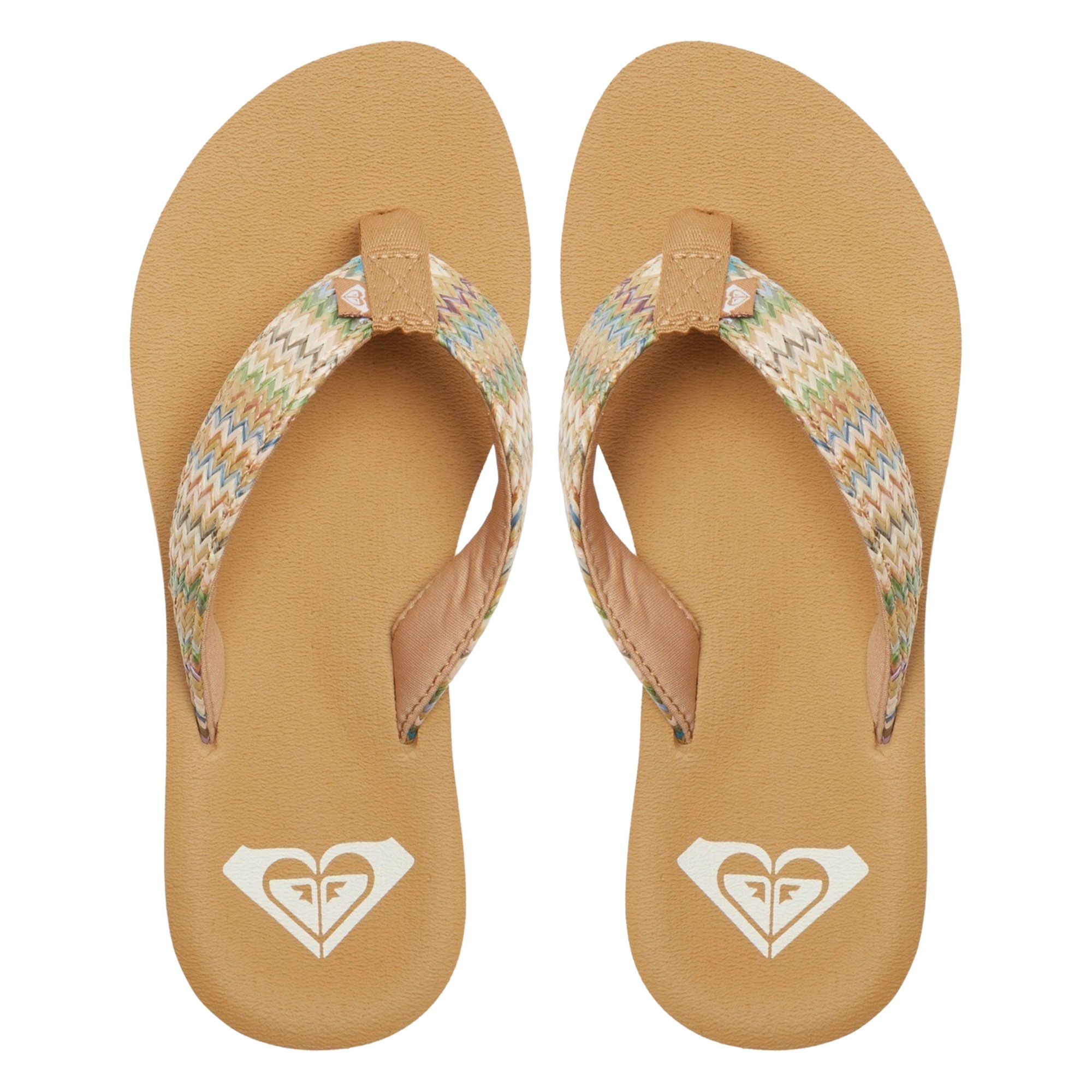 Roxy Porto Raffia II Teenslippers Dames