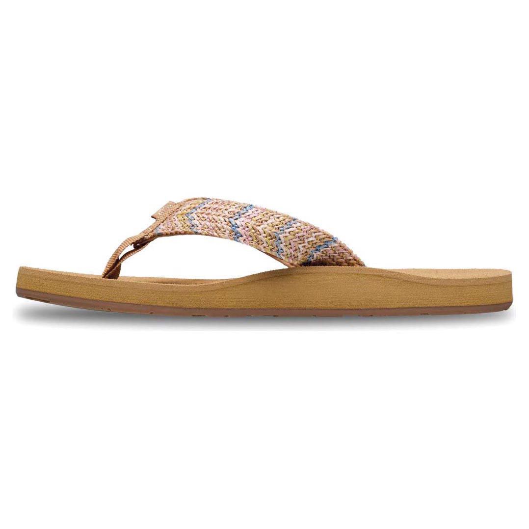 Roxy Porto Raffia Teenslippers Dames
