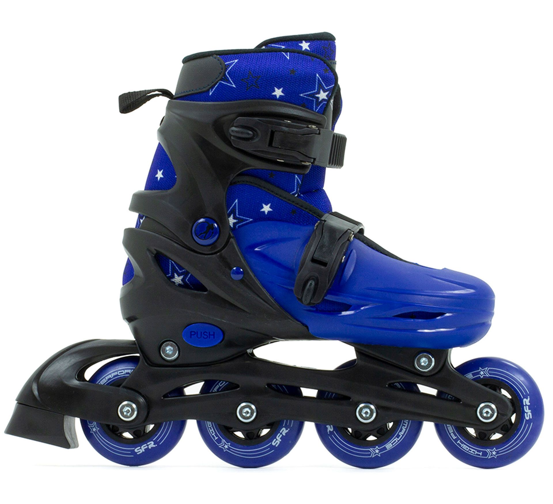 Roller en ligne réglable - VGEBY - Rollers enfants - Roller fille - Roues lumineuses - Bleu