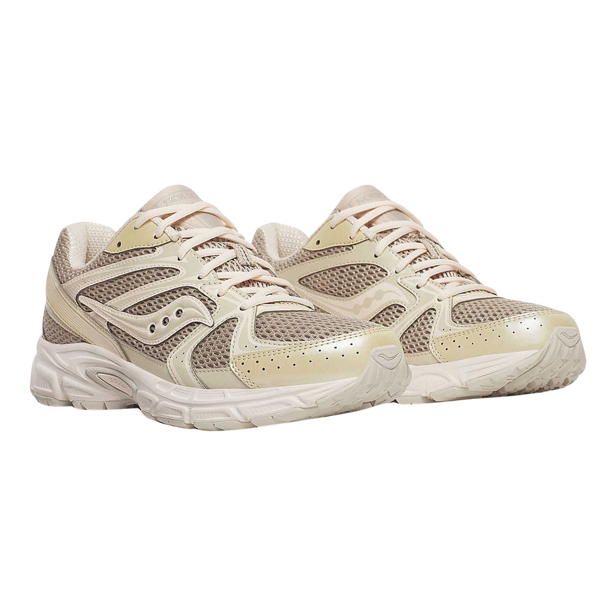 Saucony herensneaker beige en wit