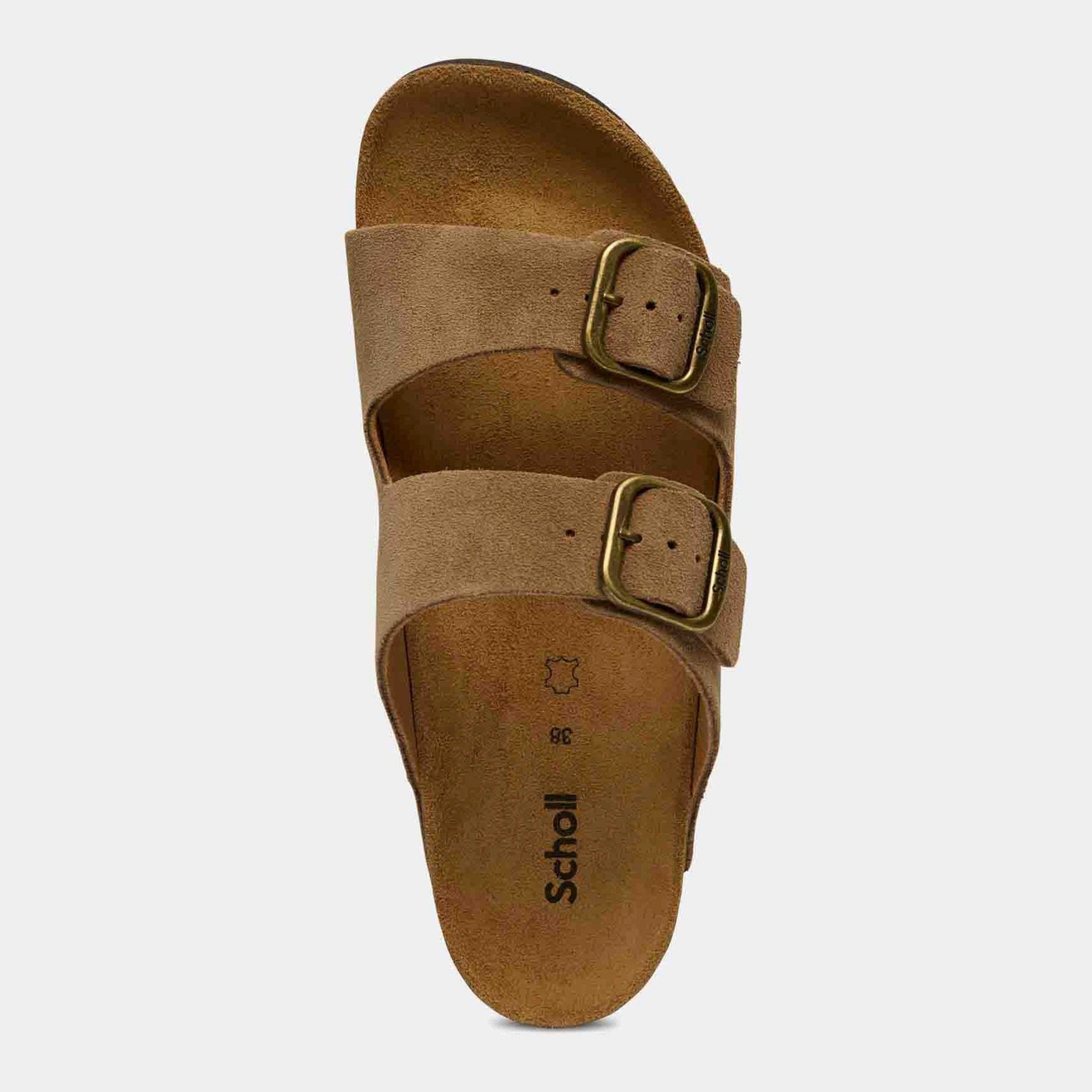Teenslippers voor dames Porto raffia beige