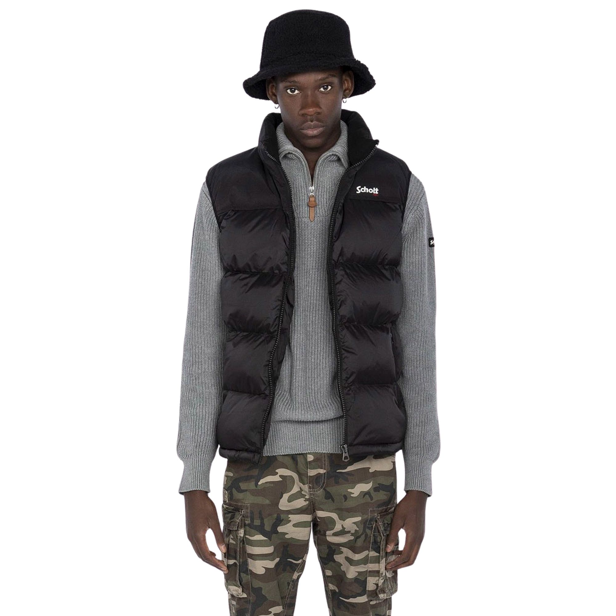 Schott UtahV Bodywarmer Heren