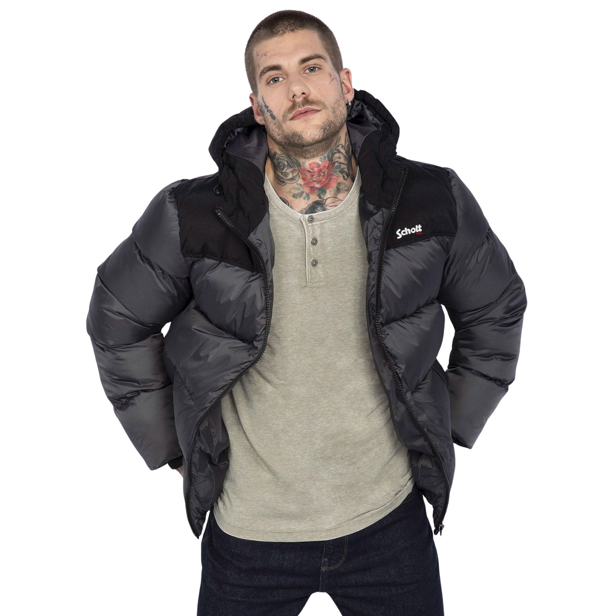 Schott Utah2 Puffer Winterjas Heren 