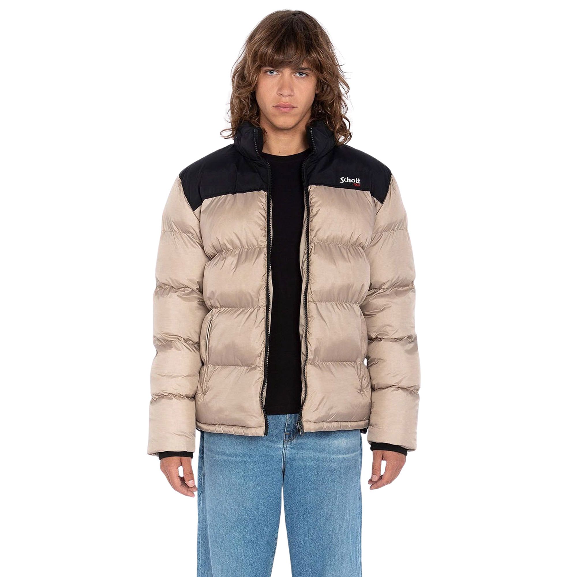 Schott Utah Puffer Winterjas Heren