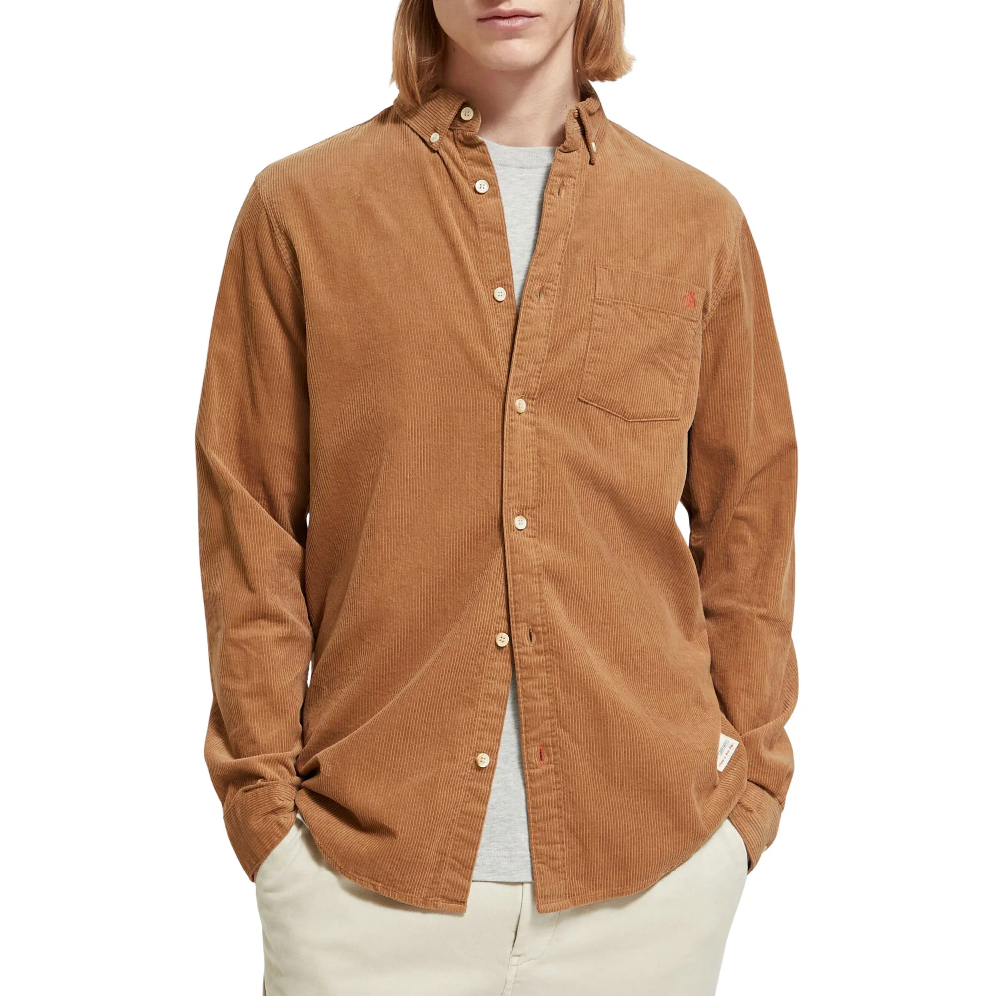 Scotch & Soda Essential Corduroy Overhemd Heren