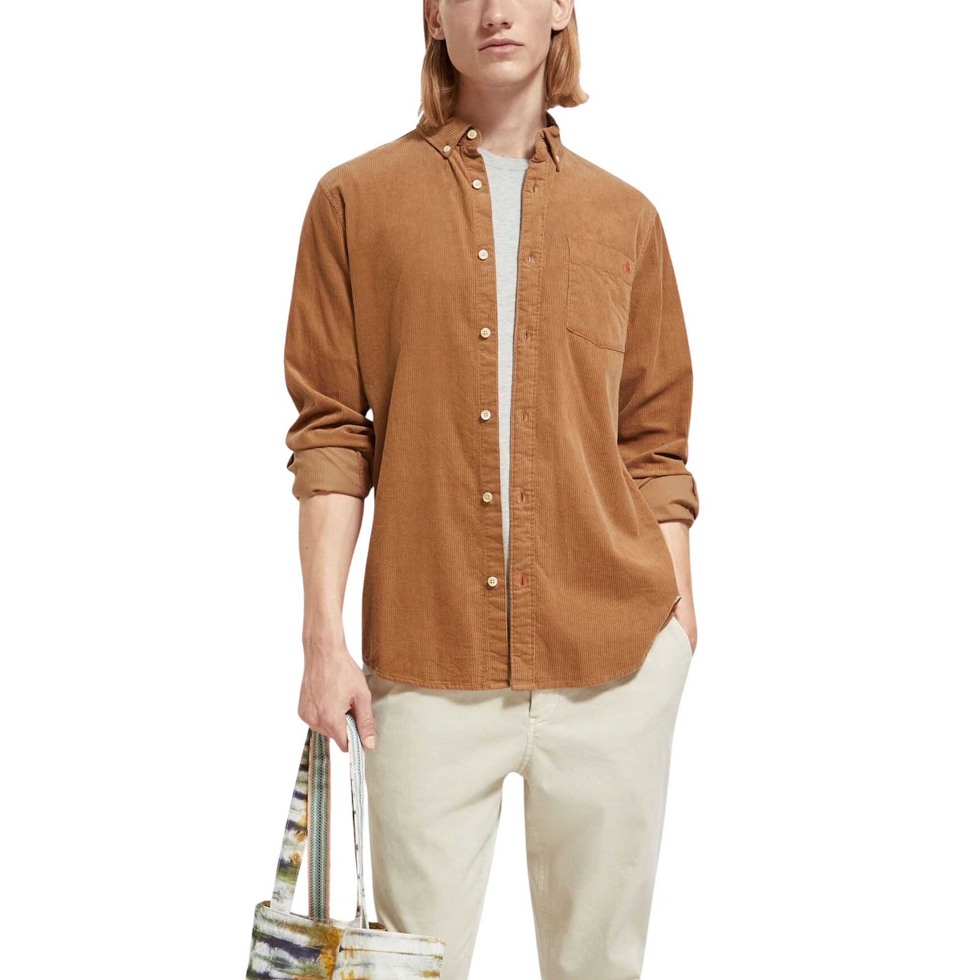 Scotch & Soda Essential Corduroy Overhemd Heren