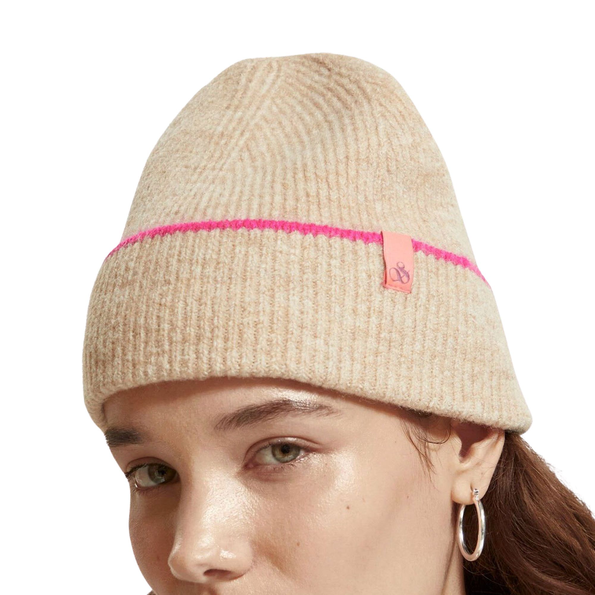 Scotch & Soda Soft Rib-Knit Beanie Senior