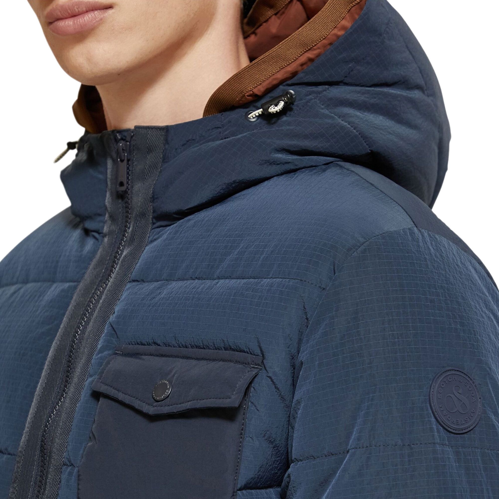 Scotch & Soda Hooded Puffer Winterjas Heren