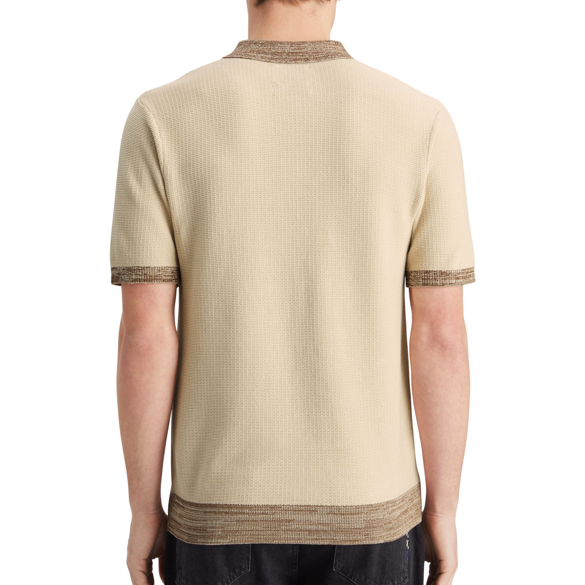 Scotch & Soda Structure Knitted Poloshirt Herren