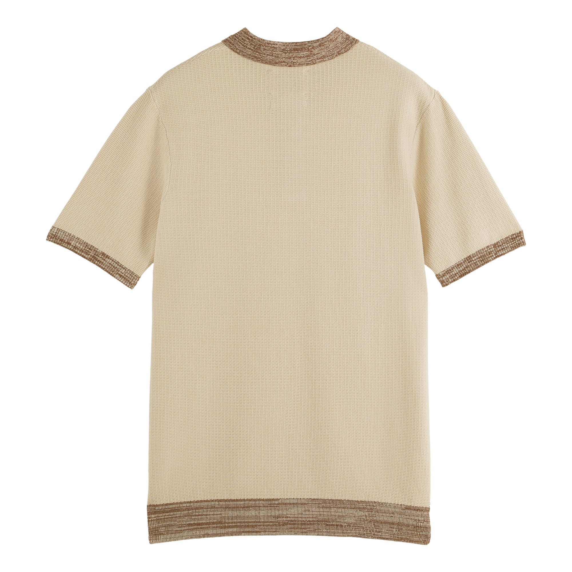 Scotch & Soda Structure Knitted Poloshirt Herren