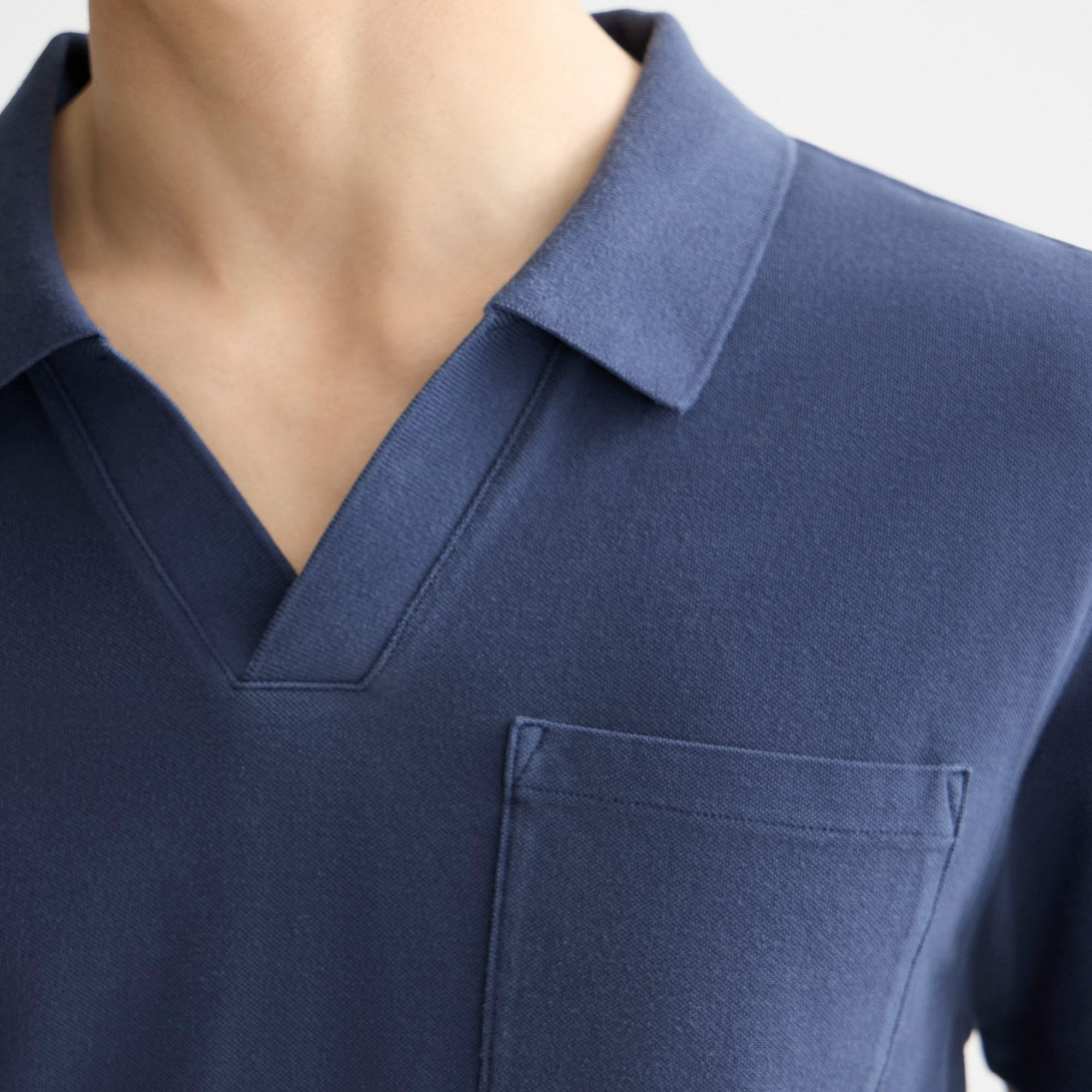 Polo T-shirt Scotch & Soda Garment Dyed Relaxed Pique Pocket Hommes
