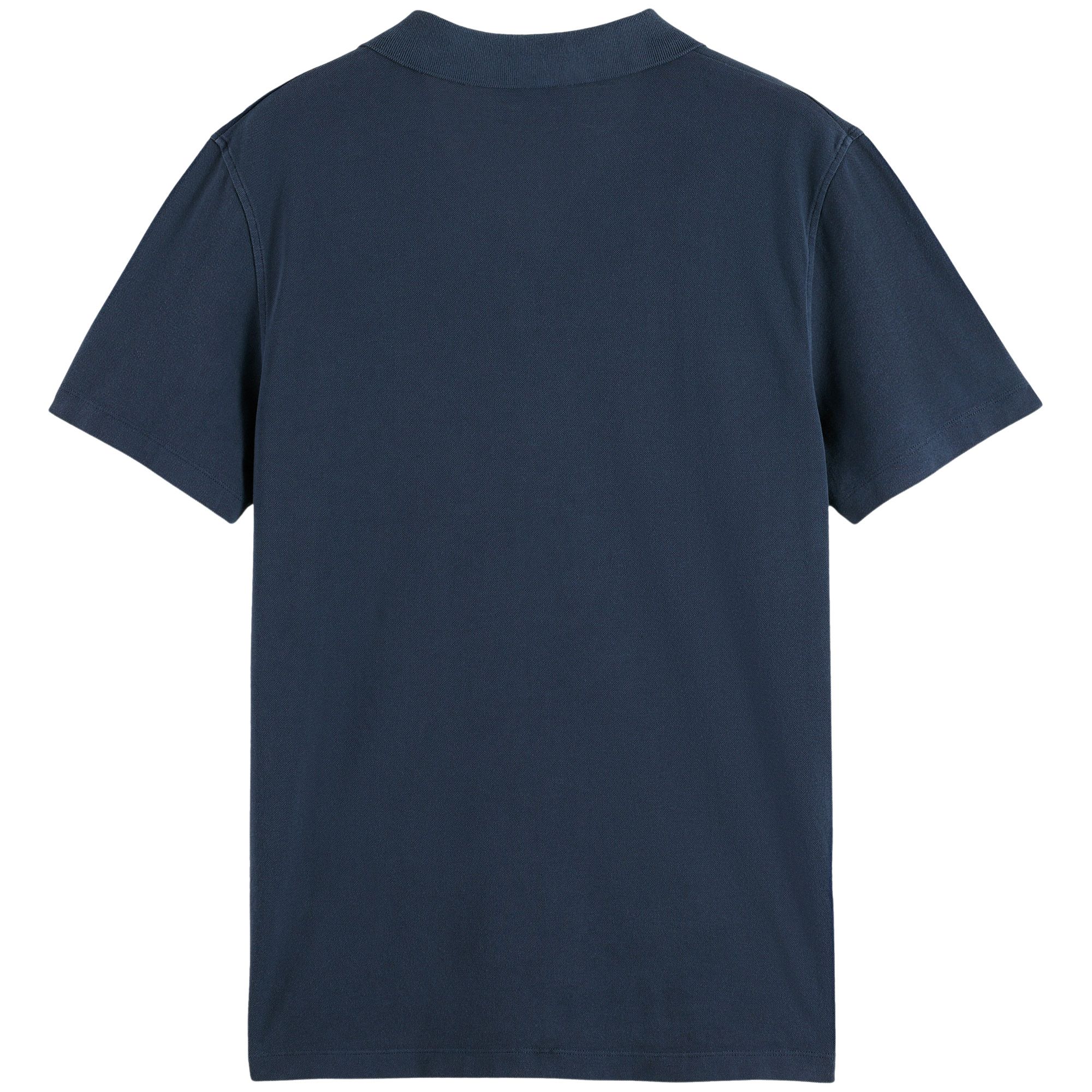 Polo T-shirt Scotch & Soda Garment Dyed Relaxed Pique Pocket Hommes