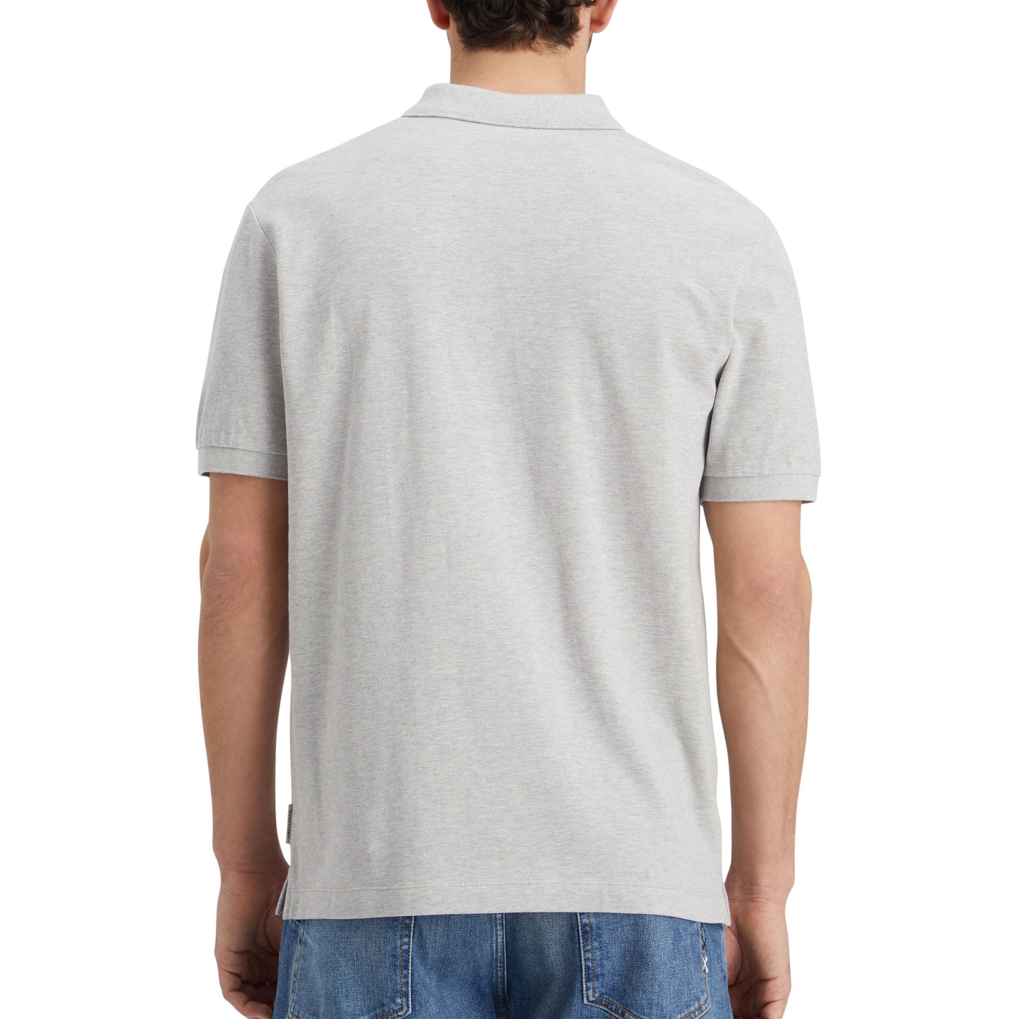 Scotch & Soda Logo Pique Polo Heren