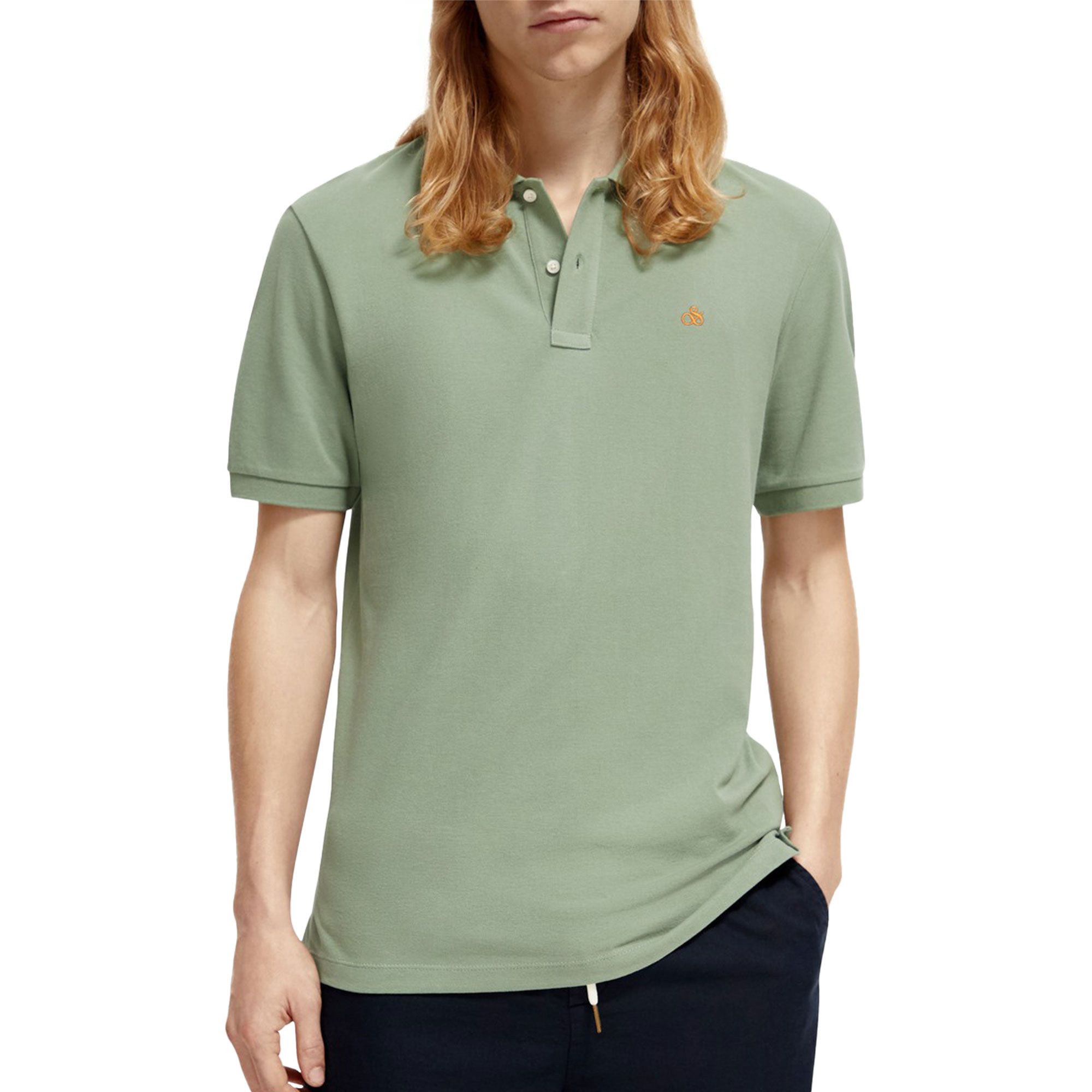 Scotch & Scoda Classic Pique Polo Heren