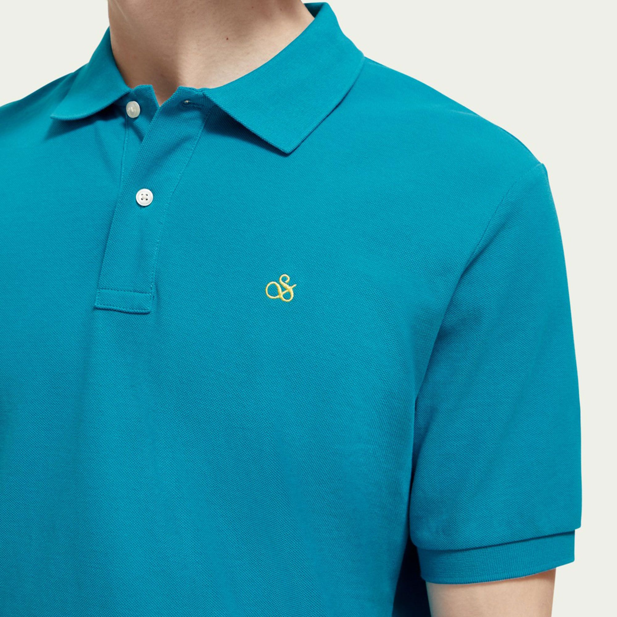 Scotch & Scoda Classic Pique Polo Heren