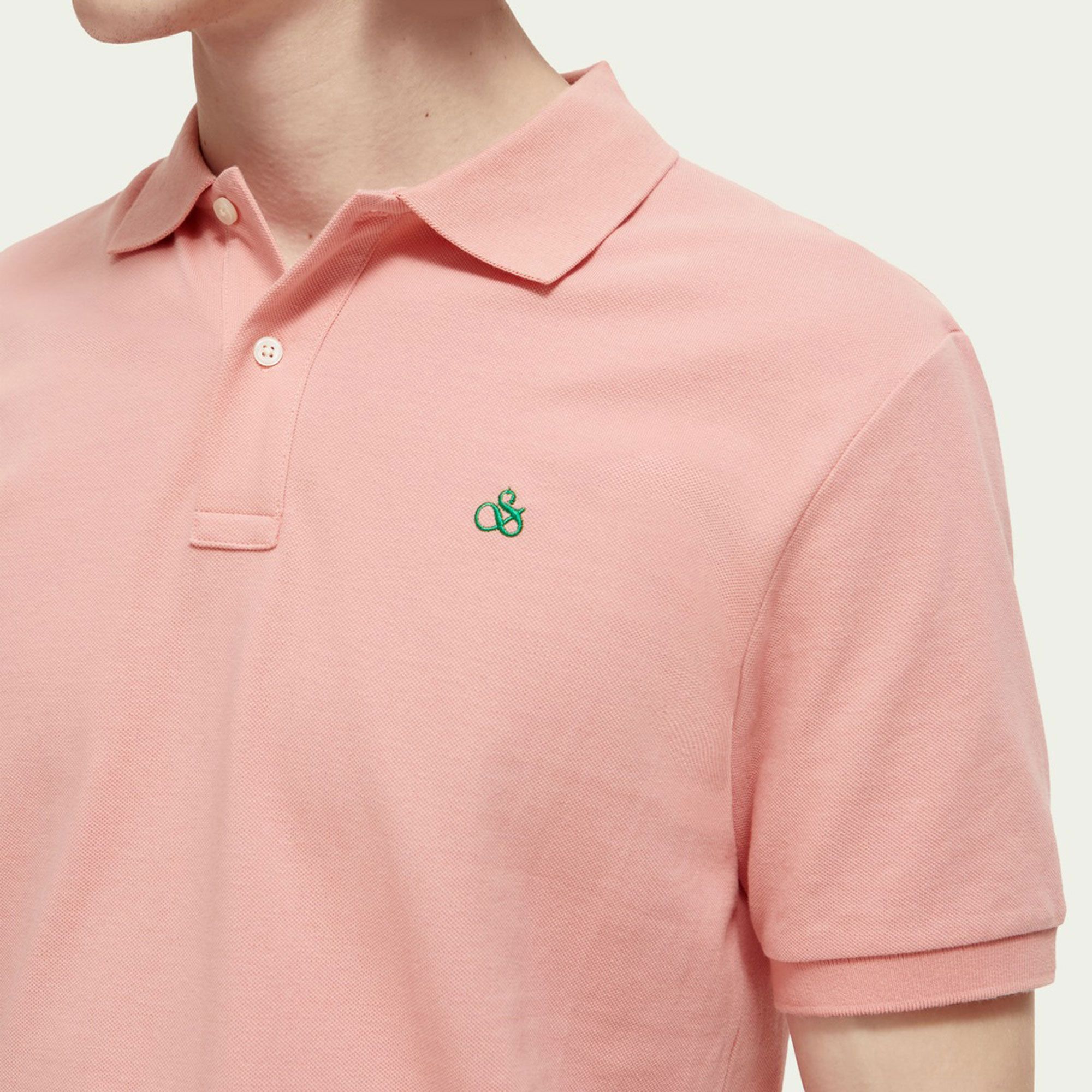 Scotch & Scoda Classic Pique Polo Heren