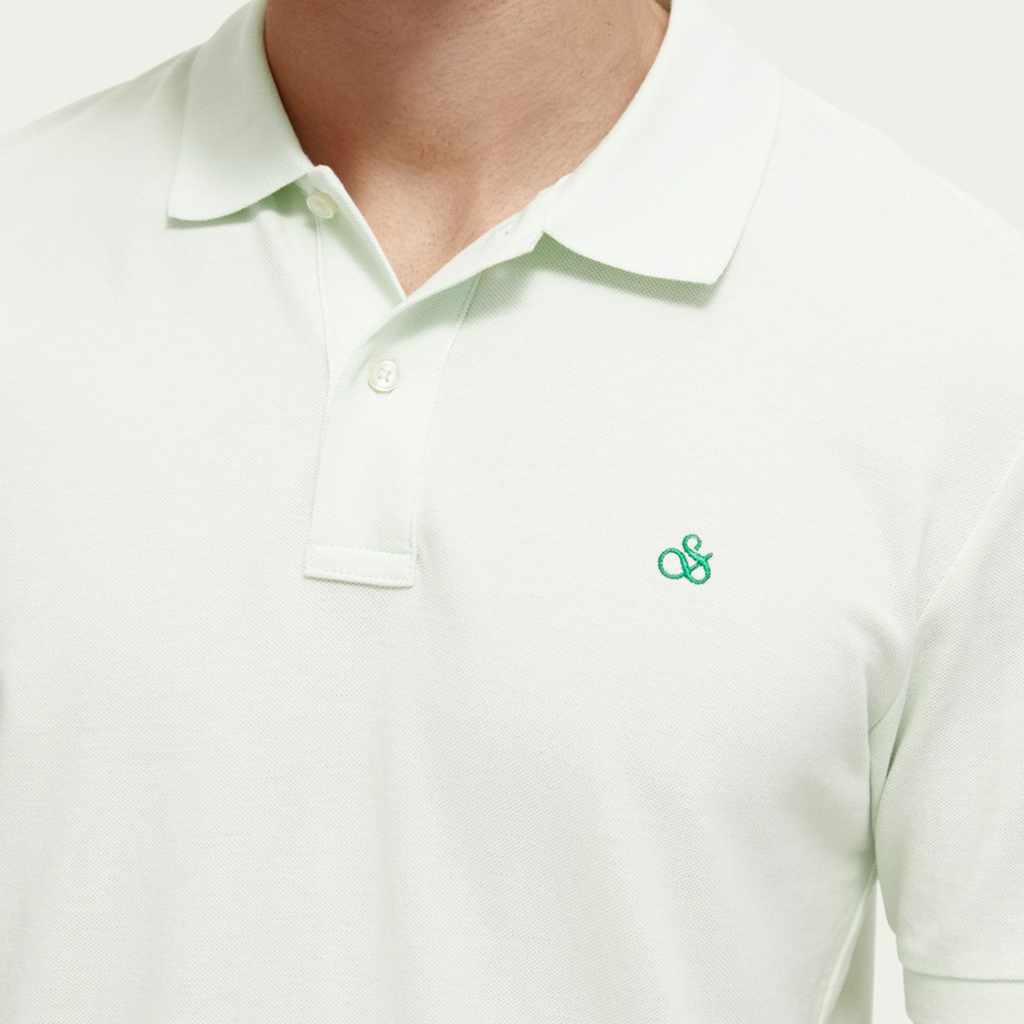 Scotch & Scoda Classic Pique Polo Heren