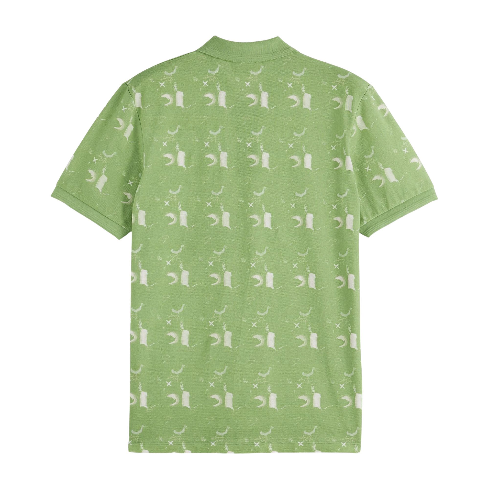 Scotch & Soda Micro AOP Polo Heren