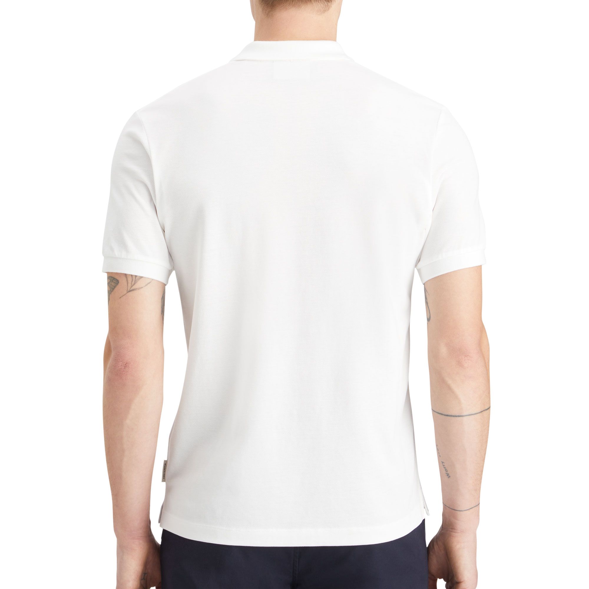 Scotch & Soda Logo Pique Polo Heren