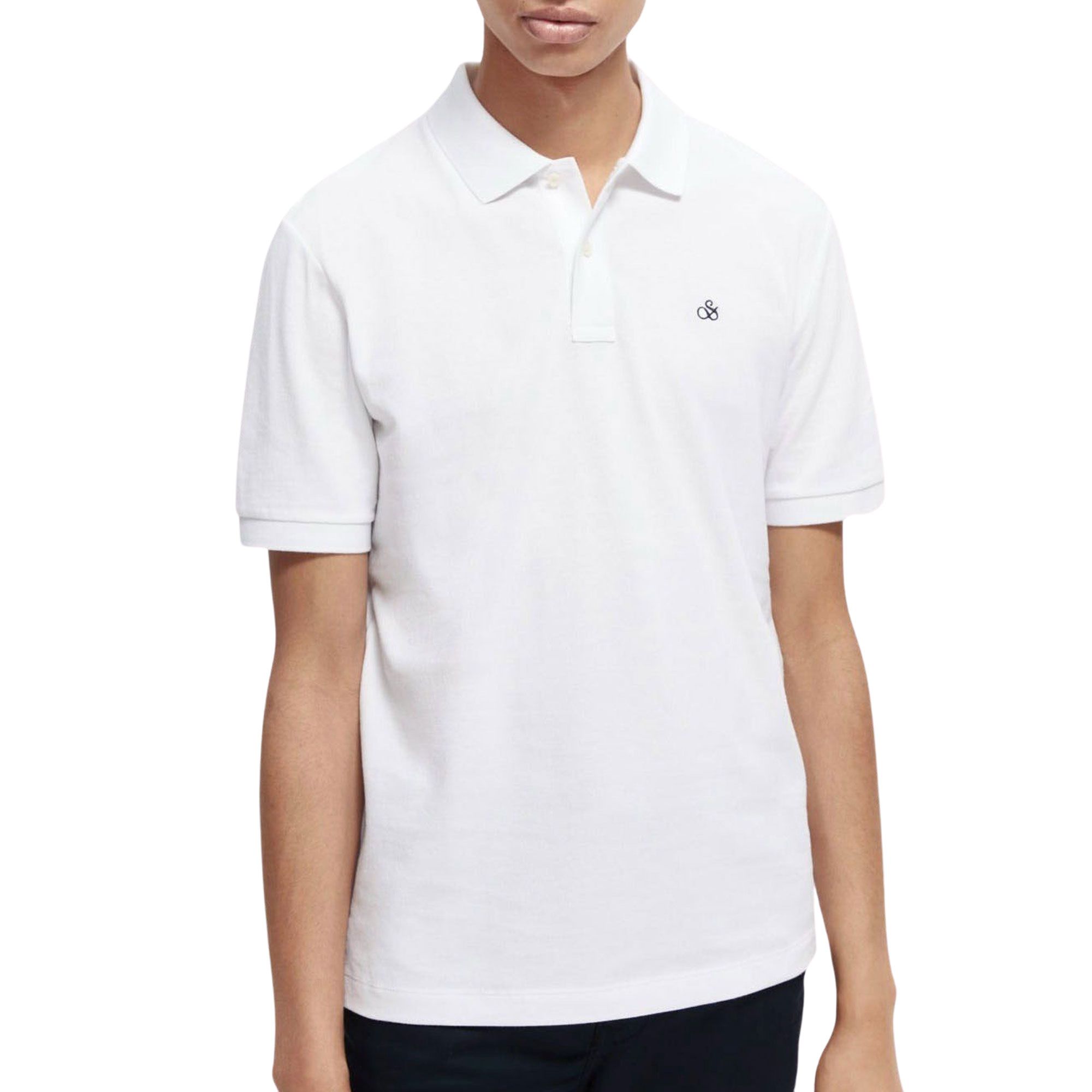 Scotch & Soda Essentials Pique Polo Heren